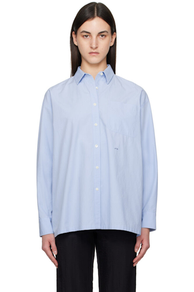 Синяя рубашка с логотипом NW Oversize Nothing Written
Синяя рубашка с логотипом NW Oversize Nothing Written