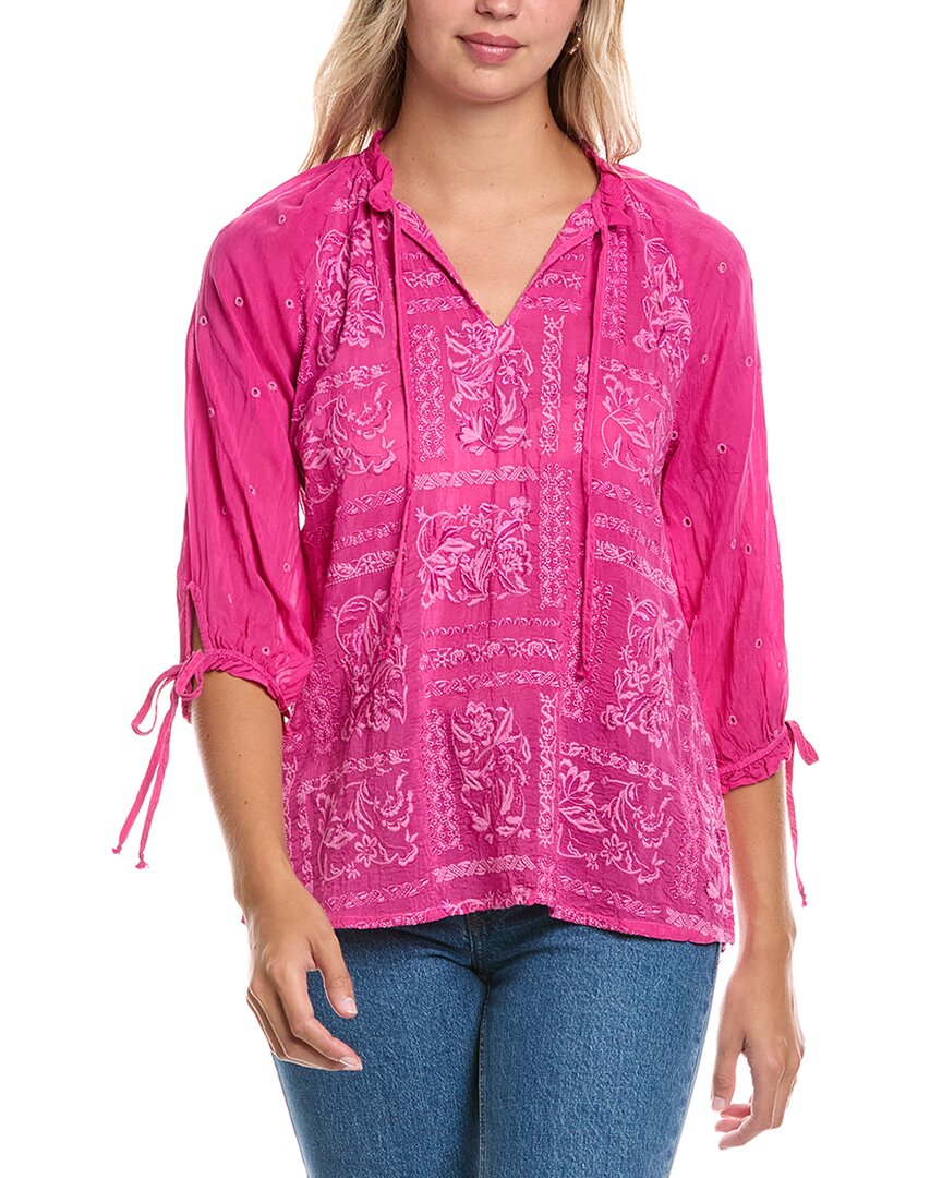 Джонни Вас Yiprianne Блузка Johnny Was, розовый 
Джонни Вас Yiprianne Блузка Johnny Was, розовый