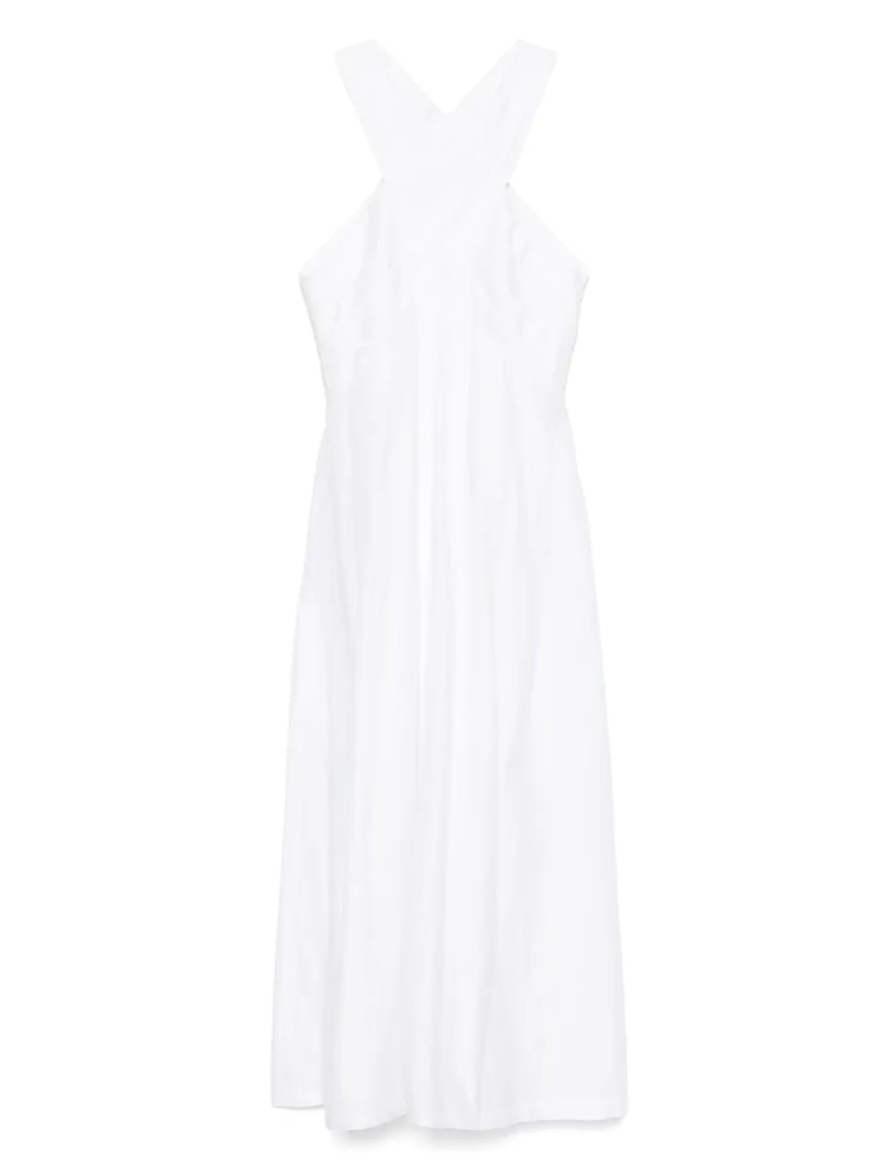 SANDRO платье макси с драпировкой, белый 
SANDRO платье макси с драпировкой, белый