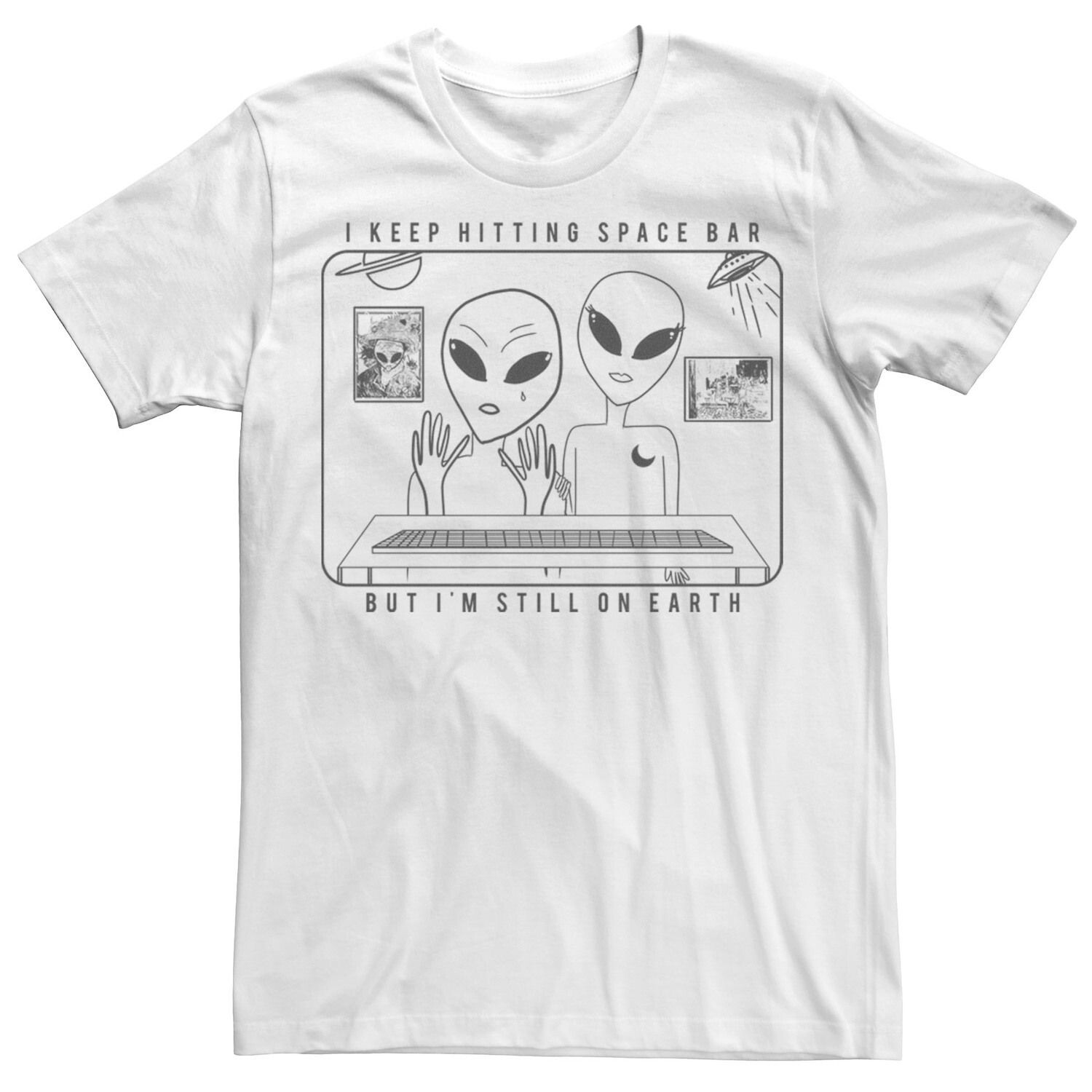 Мужская футболка «Я продолжаю нажимать пробел, но я все еще на Земле» Licensed Character
Мужская футболка «Я продолжаю нажимать пробел, но я все еще на Земле» Licensed Character