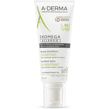 Exomega Control Смягчающий бальзам против зуда 200 мл, A-Derma
Exomega Control Смягчающий бальзам против зуда 200 мл, A-Derma
