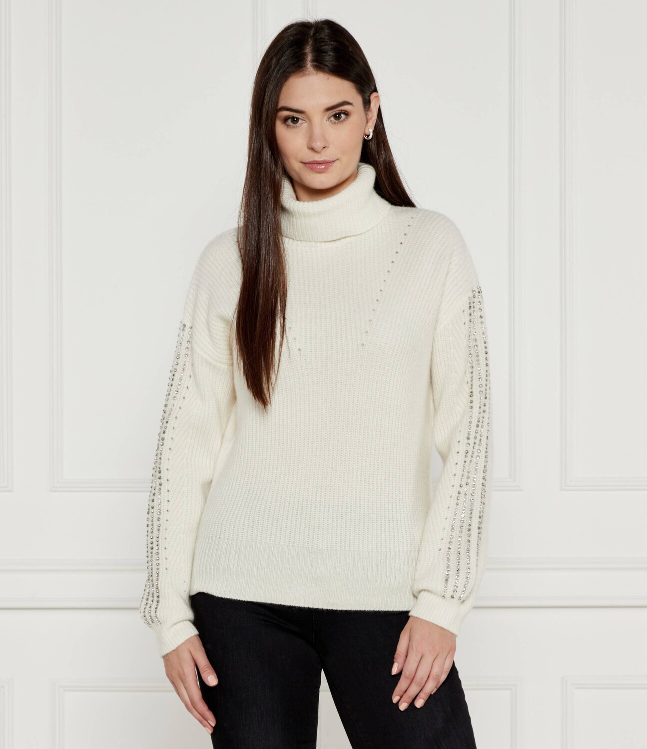 Свитер из шерсти Liu Jo Regular Fit, экрю
Свитер из шерсти Liu Jo Regular Fit, экрю