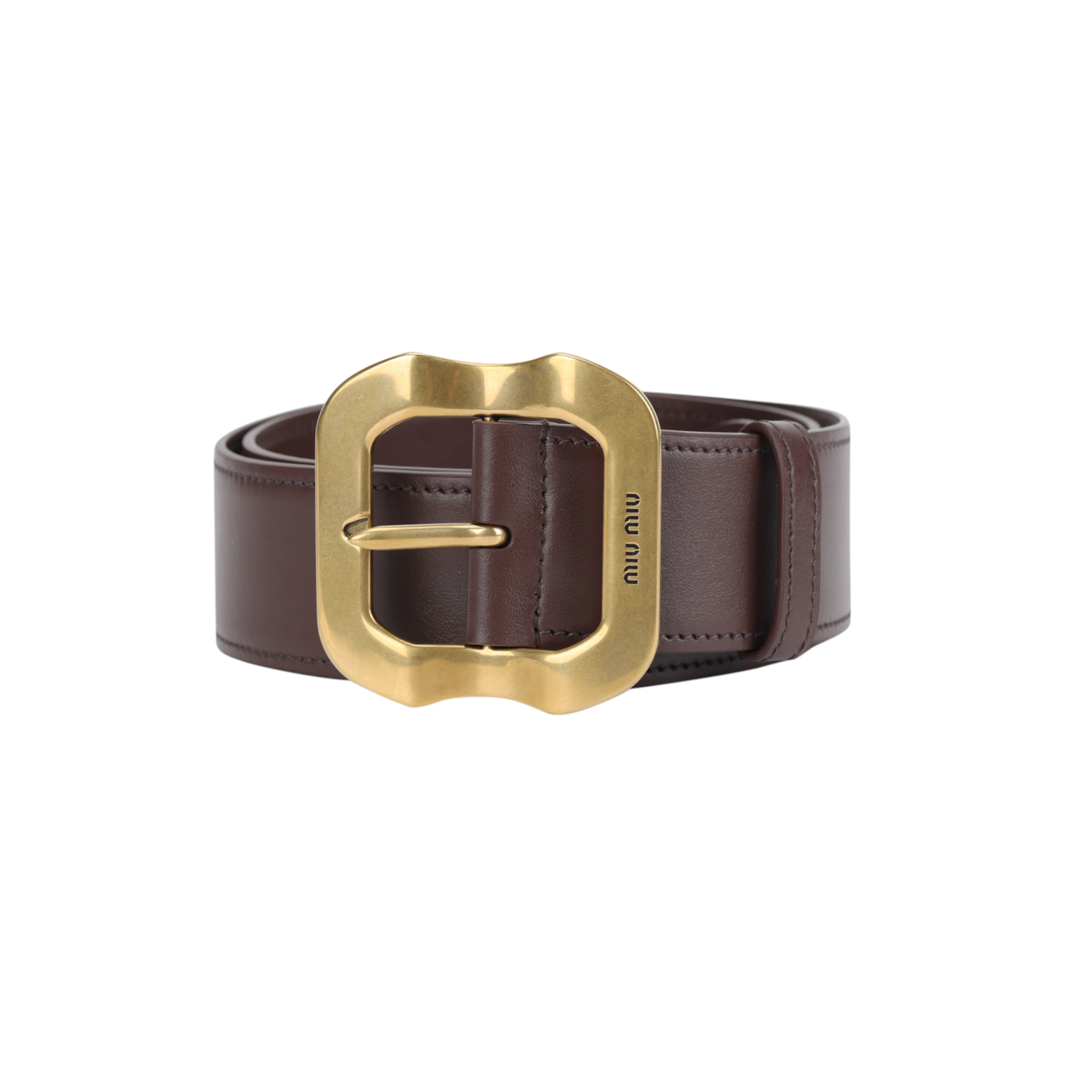 MIU MIU Кожаный женский ремень коричневый, Brown
MIU MIU Кожаный женский ремень коричневый, Brown