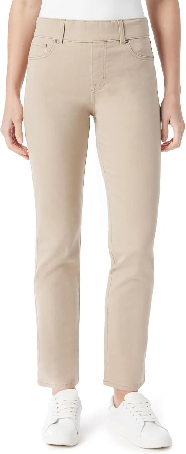 Gloria Vanderbilt женские джинсы прямого кроя с эффектом стройности на высокой посадке
Gloria Vanderbilt женские джинсы прямого кроя с эффектом стройности на высокой посадке