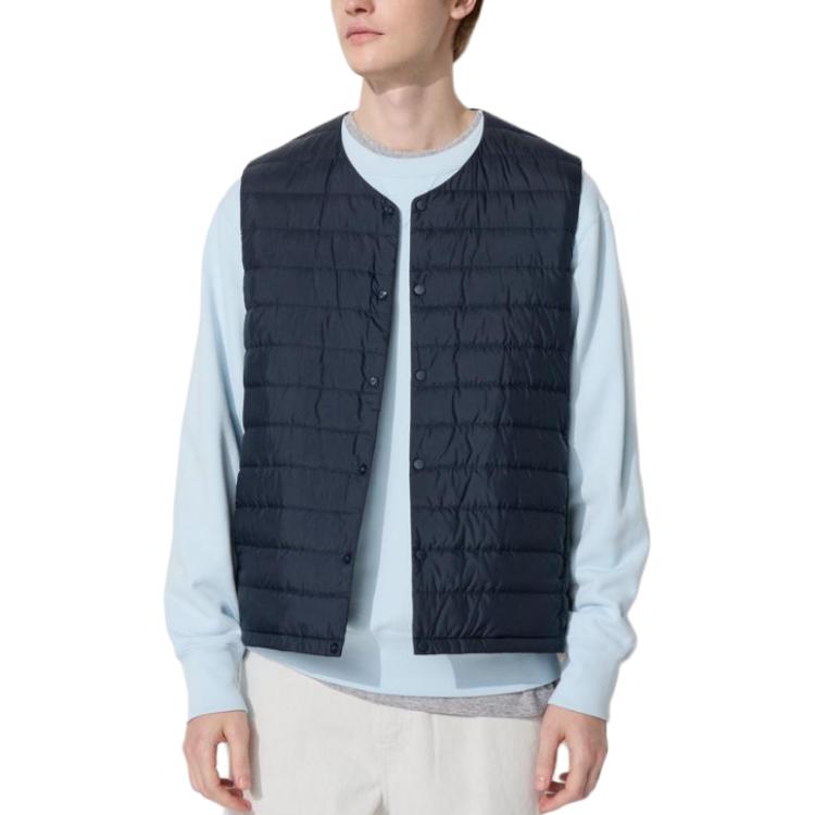 UNIQLO Мужская синяя жилетка, Navy Blue
UNIQLO Мужская синяя жилетка, Navy Blue