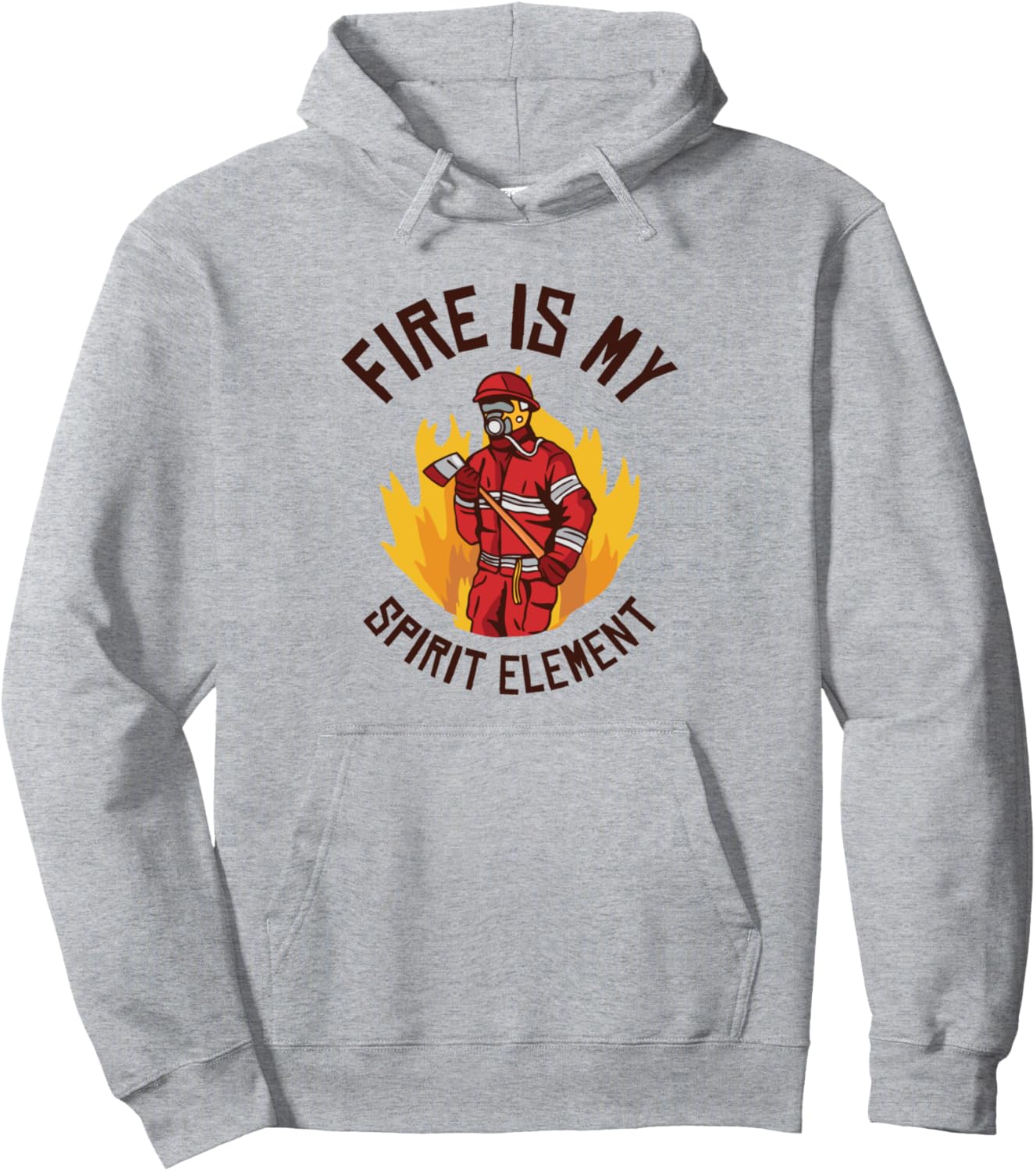 Огонь - моя стихия духа. Толстовка пожарного Fire Is My Spirit Element Funny Firefighter, серый
Огонь - моя стихия духа. Толстовка пожарного Fire Is My Spirit Element Funny Firefighter, серый