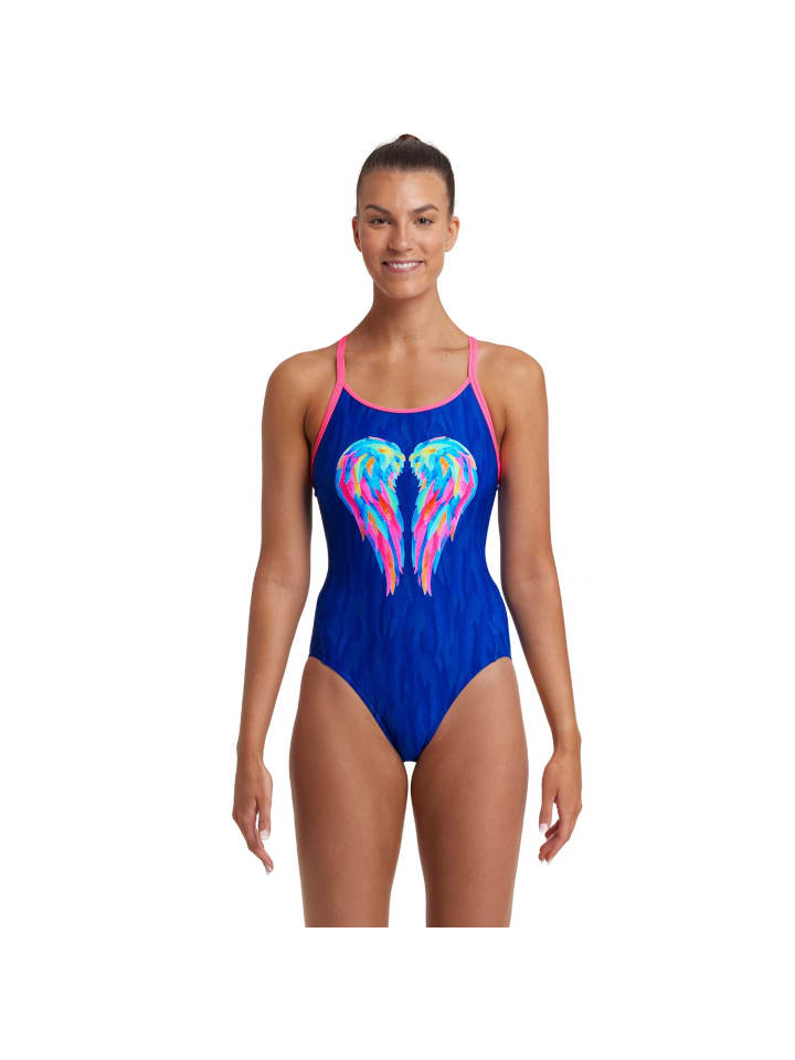 Купальник Funkita Icarus Wings Badeanzug, синий 
Купальник Funkita Icarus Wings Badeanzug, синий