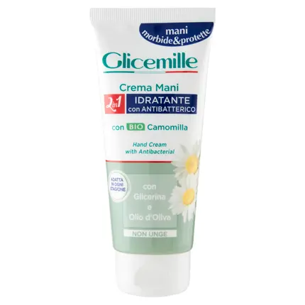 Крем для рук 2в1 увлажняющий с антибактериальным эффектом - 100 мл Glicemille
Крем для рук 2в1 увлажняющий с антибактериальным эффектом - 100 мл Glicemille