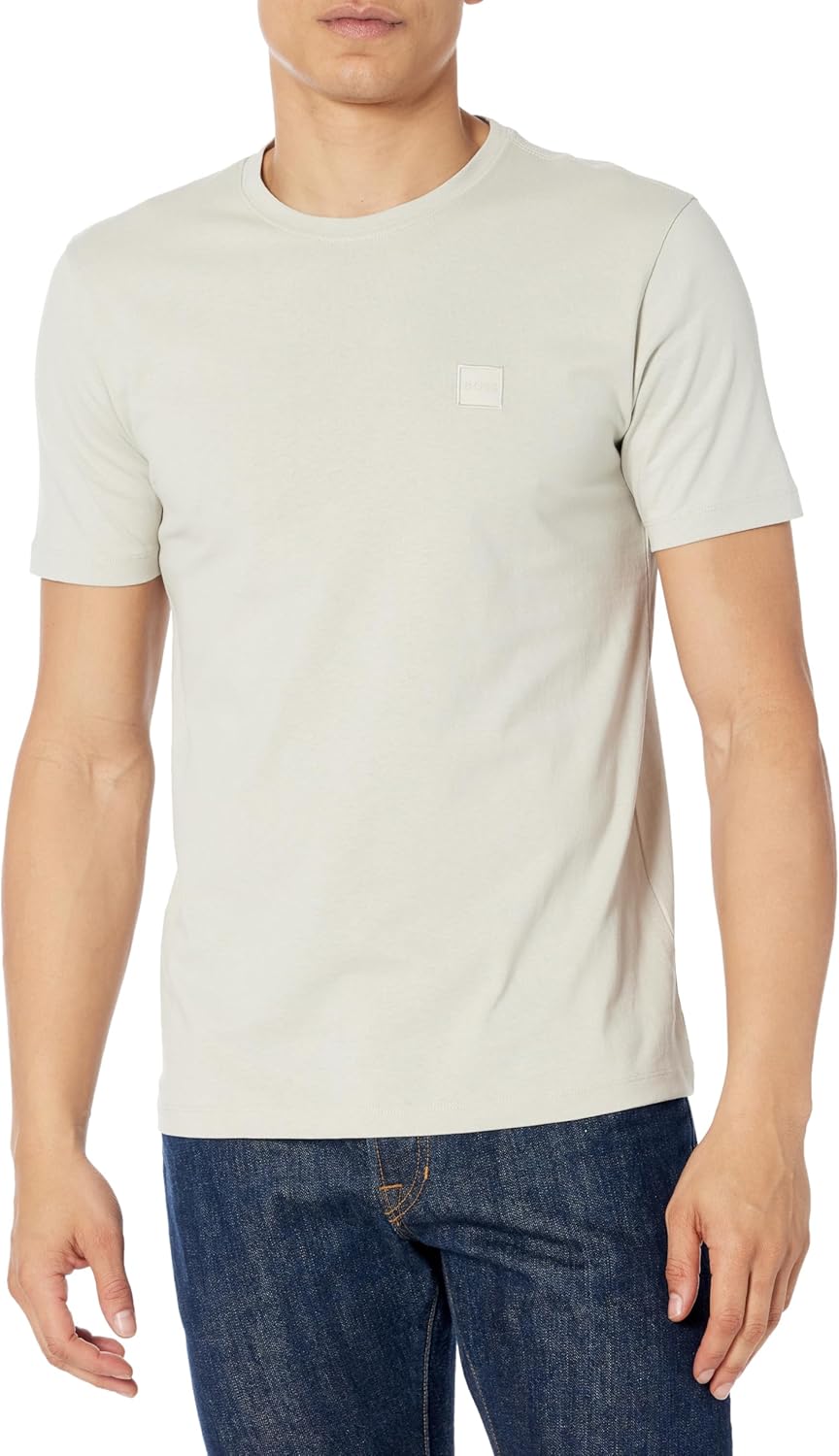 Мужская футболка BOSS с тональной тканой нашивкой-логотипом, Navajo Cream
Мужская футболка BOSS с тональной тканой нашивкой-логотипом, Navajo Cream