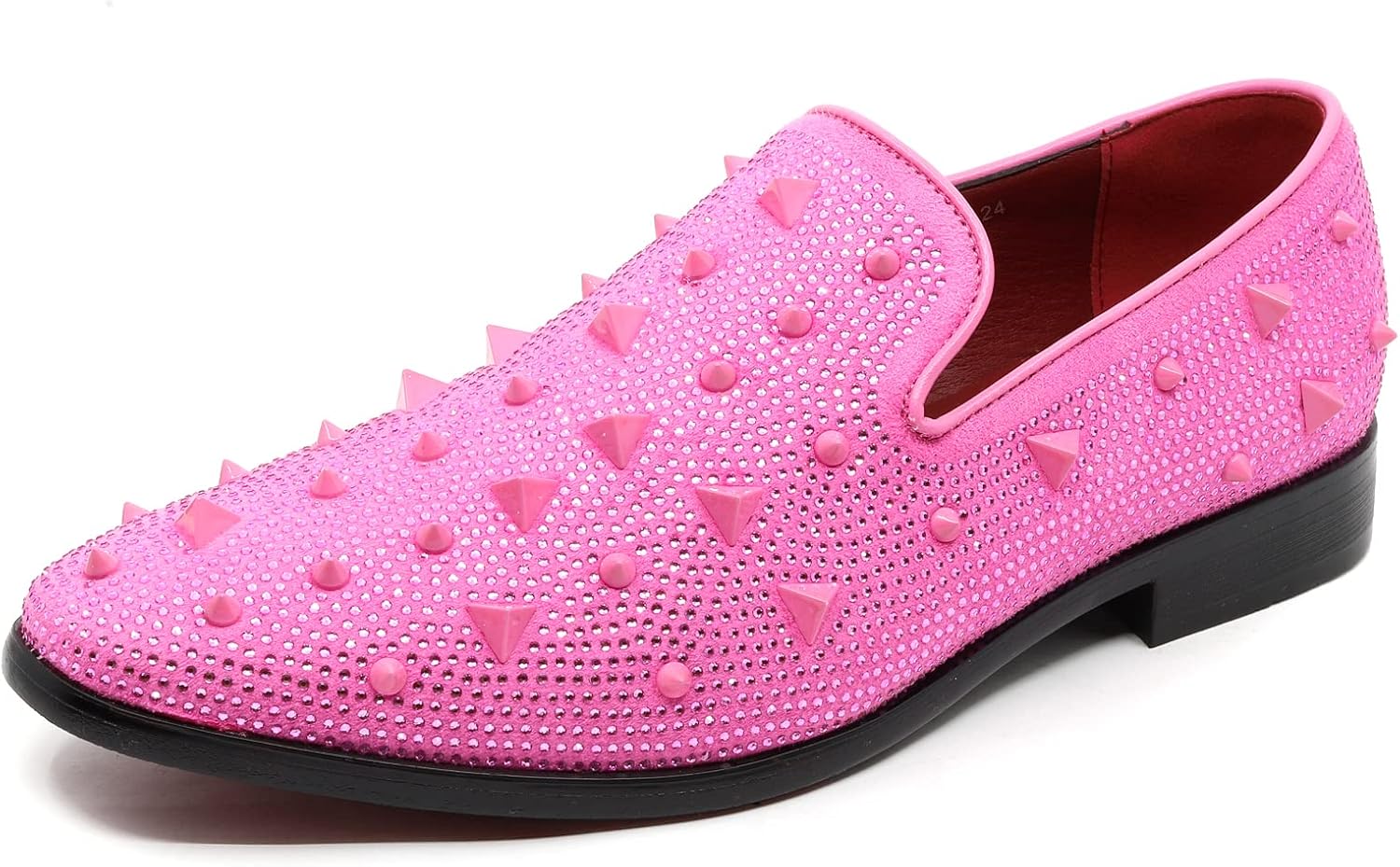 Мужские винтажные туфли-лоферы с шипами и стразами, дизайнерские классические вечерние смокинги, модель SM-24 Metrocharm, розовый
Мужские винтажные туфли-лоферы с шипами и стразами, дизайнерские классические вечерние смокинги, модель SM-24 Metrocharm, розовый