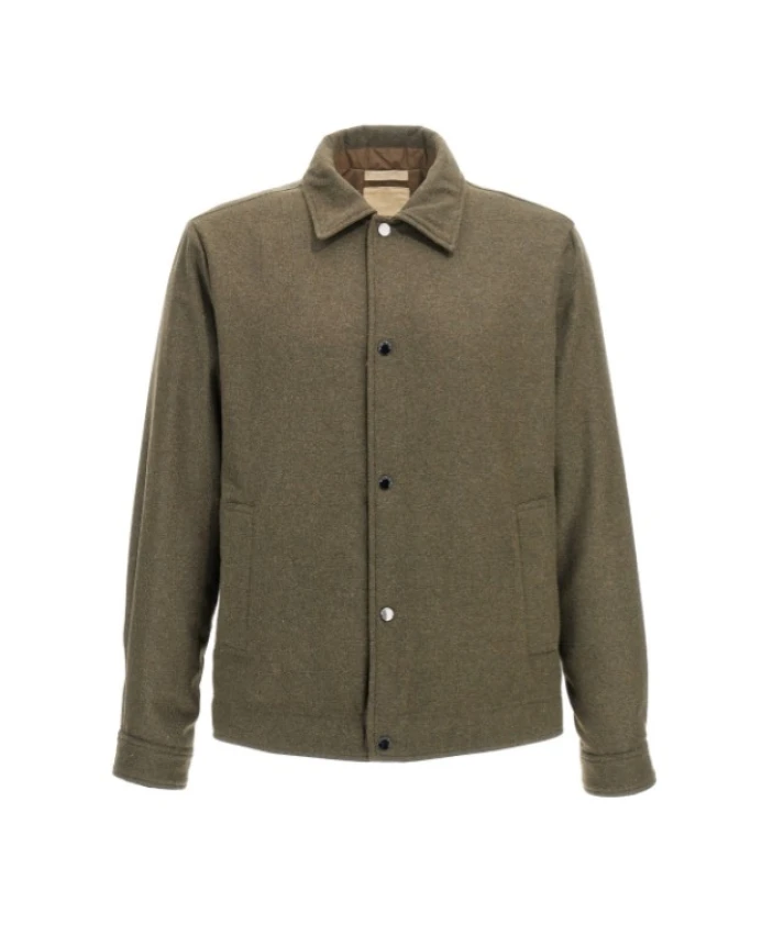 Пуховая куртка из смеси итальянской шерсти. Woolrich, зеленый
Пуховая куртка из смеси итальянской шерсти. Woolrich, зеленый