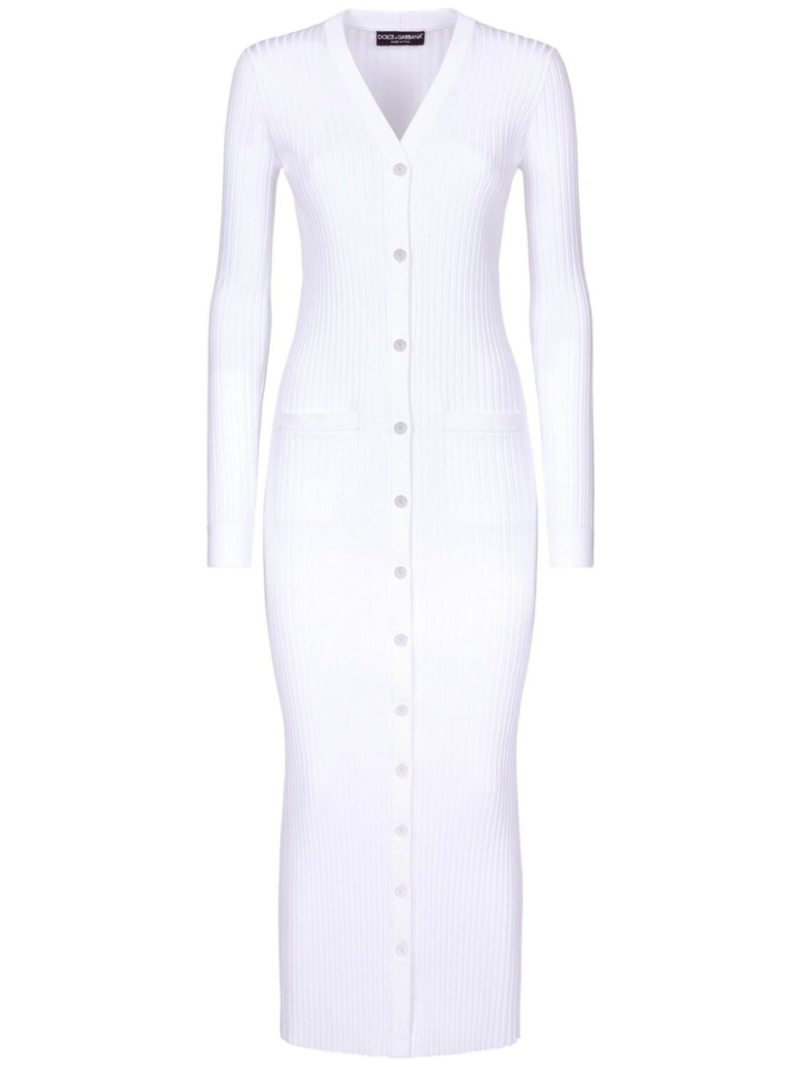 Dolce & Gabbana длинный кардиган в рубчик, белый
Dolce & Gabbana длинный кардиган в рубчик, белый