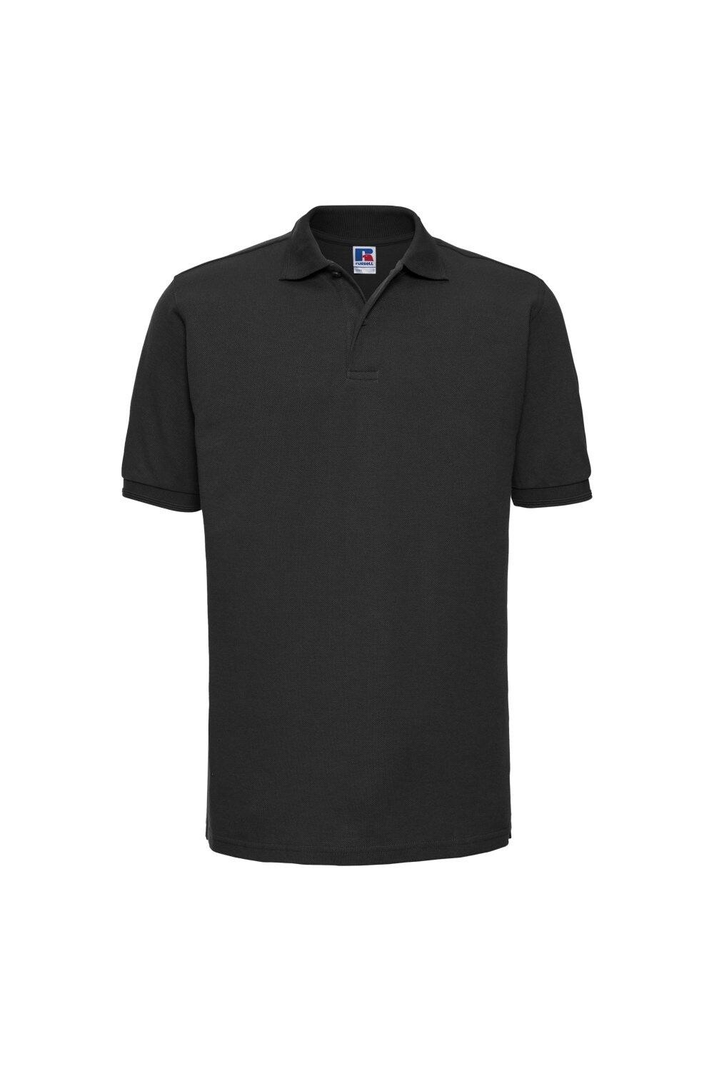 Рубашка поло с короткими рукавами и рифленым воротником и манжетами Russell, черный
Рубашка поло с короткими рукавами и рифленым воротником и манжетами Russell, черный