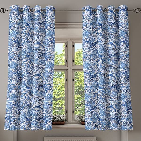Занавеска с люверсами Abakuhaus Paisley 2 шт, 280x175x0,5 см цвет blassblau weiß und blau
Занавеска с люверсами Abakuhaus Paisley 2 шт, 280x175x0,5 см цвет blassblau weiß und blau