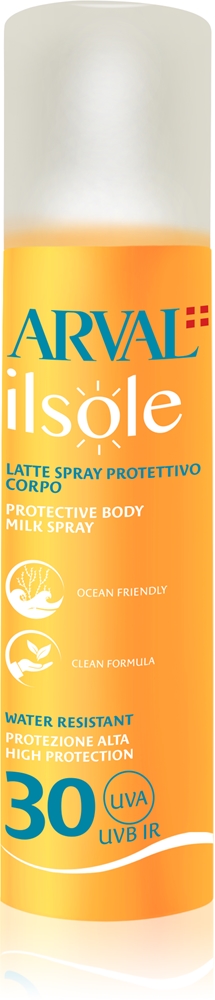 Защитное молочко для тела Ilsole спрей SPF 30 солнцезащитный лосьон-спрей Arval, 200 мл
Защитное молочко для тела Ilsole спрей SPF 30 солнцезащитный лосьон-спрей Arval, 200 мл