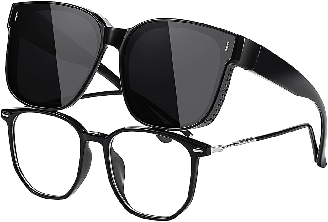 Поляризованные солнцезащитные очки для мужчин и женщин – квадратные очки увеличенного размера с защитой от УФ-излучения UV400 для вождения, активного отдыха и бега VUEECLAT, Glossy Black Frame/Grey Lens
Поляризованные солнцезащитные очки для мужчин и женщин – квадратные очки увеличенного размера с защитой от УФ-излучения UV400 для вождения, активного отдыха и бега VUEECLAT, Glossy Black Frame/Grey Lens