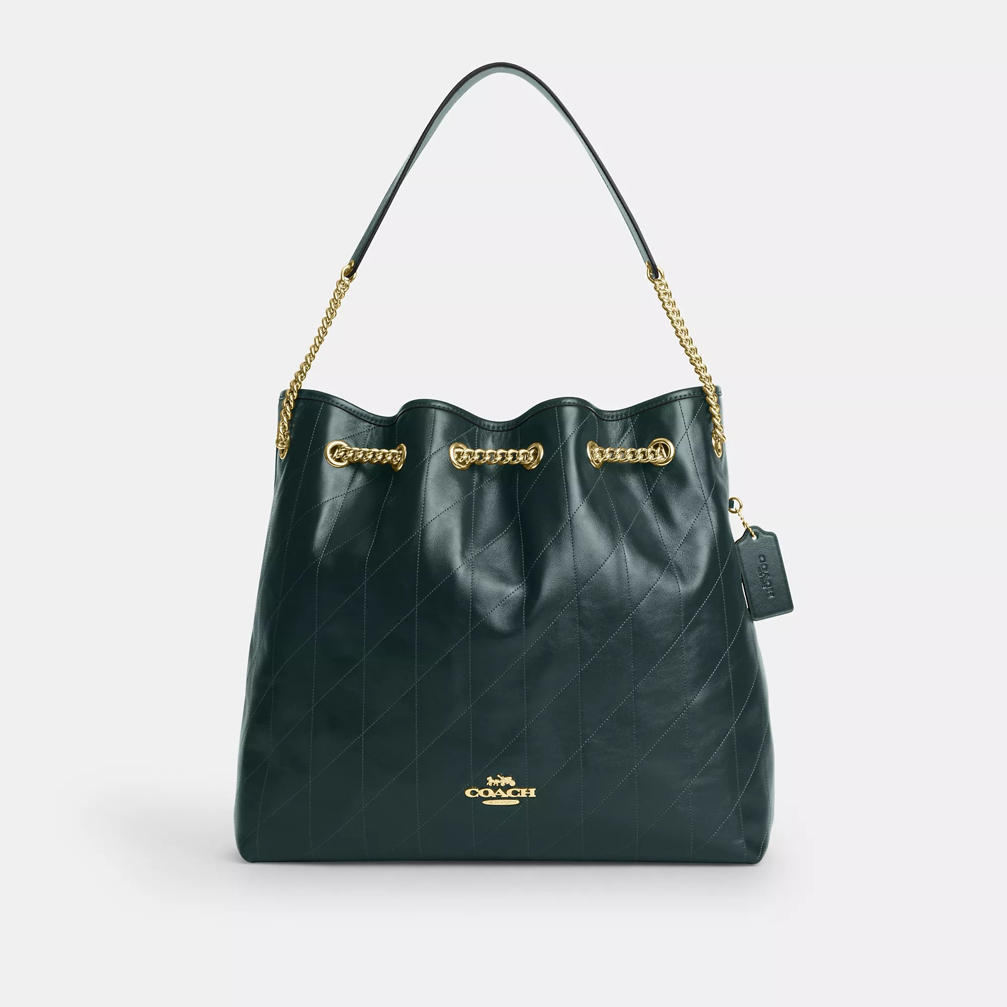 Большая сумка через плечо Coach Outlet Evelyn с стеганым декором, золото
Большая сумка через плечо Coach Outlet Evelyn с стеганым декором, золото