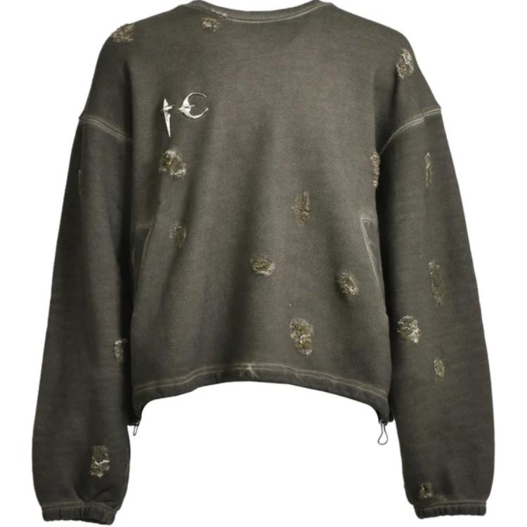 Свитшот с логотипом THUG CLUB, хаки
Свитшот с логотипом THUG CLUB, хаки