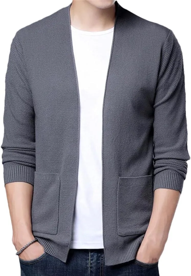 Мужской кардиган V-образного выреза
Мужской кардиган V-образного выреза