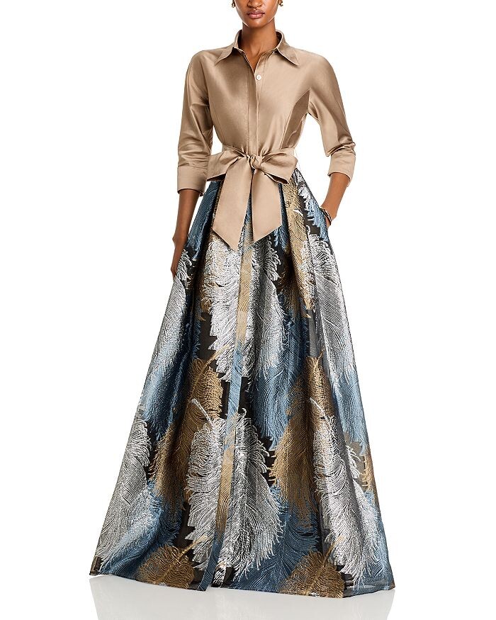 Жаккардовое платье цвета металлик Teri Jon от Rickie Freeman Teri Jon by Rickie Freeman, желтый
Жаккардовое платье цвета металлик Teri Jon от Rickie Freeman Teri Jon by Rickie Freeman, желтый