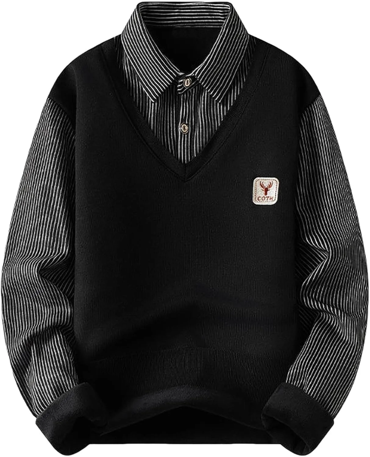 Мужская футболка с длинным рукавом 2 в 1
Мужская футболка с длинным рукавом 2 в 1