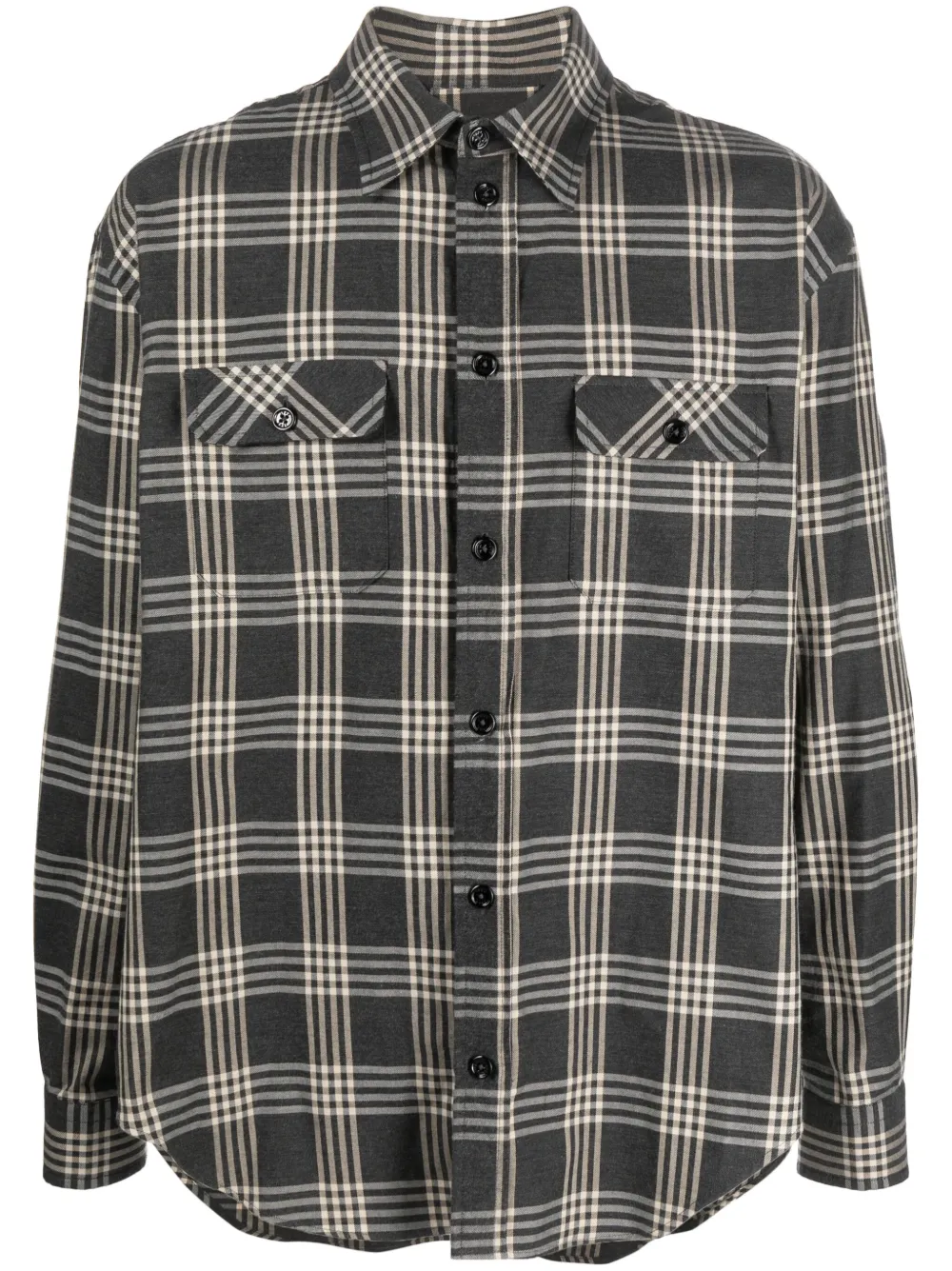 Рубашка в клетку с логотипом 1989 STUDIO, серый
Рубашка в клетку с логотипом 1989 STUDIO, серый