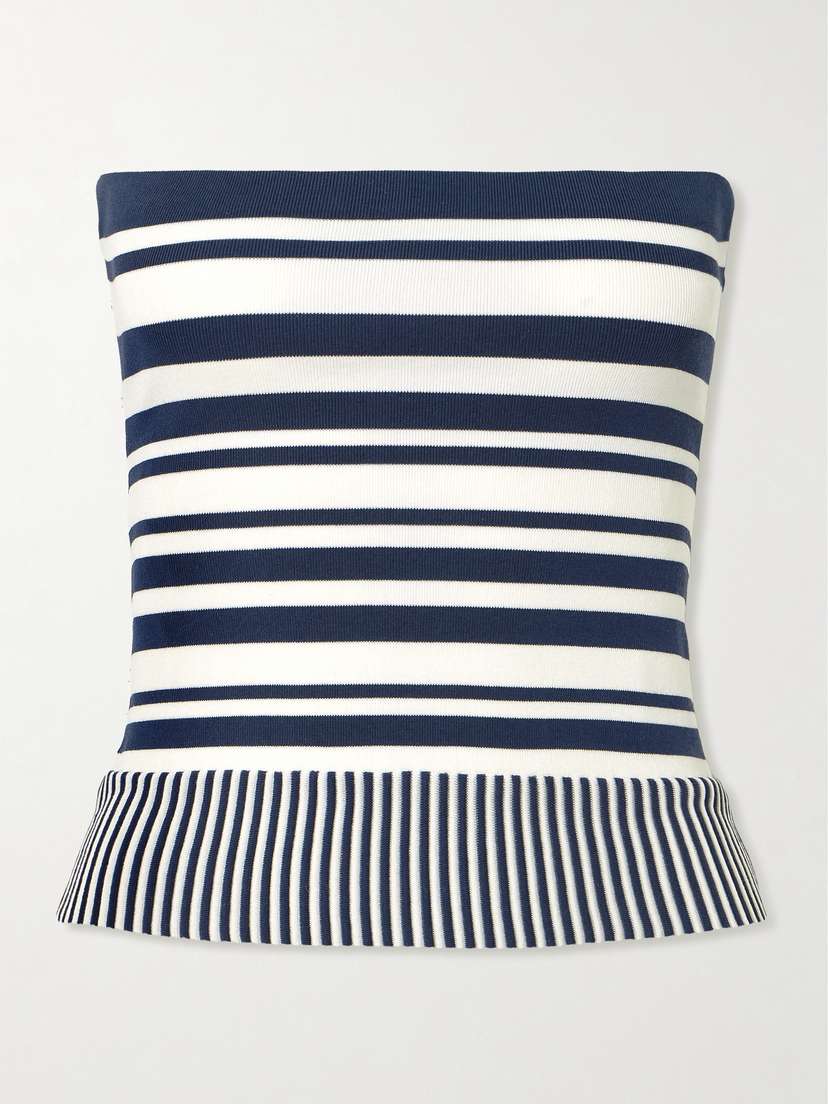 Топ Citara без бретелек в полоску из хлопковой смеси Faithfull, синий
Топ Citara без бретелек в полоску из хлопковой смеси Faithfull, синий