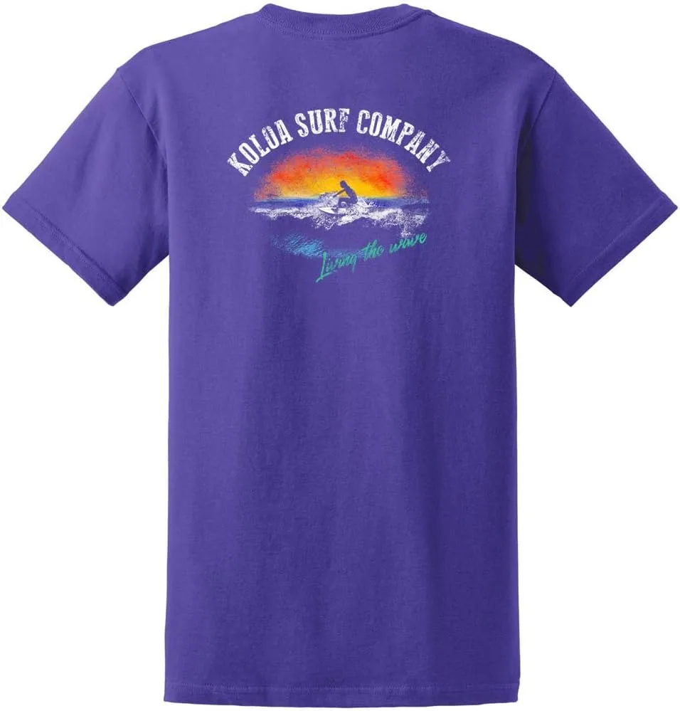 Футболка Koloa Surf Surfer at Sunset Logo Heavy Cotton в размерах Reg, Big и Tall Koloa Surf Company
Футболка Koloa Surf Surfer at Sunset Logo Heavy Cotton в размерах Reg, Big и Tall Koloa Surf Company