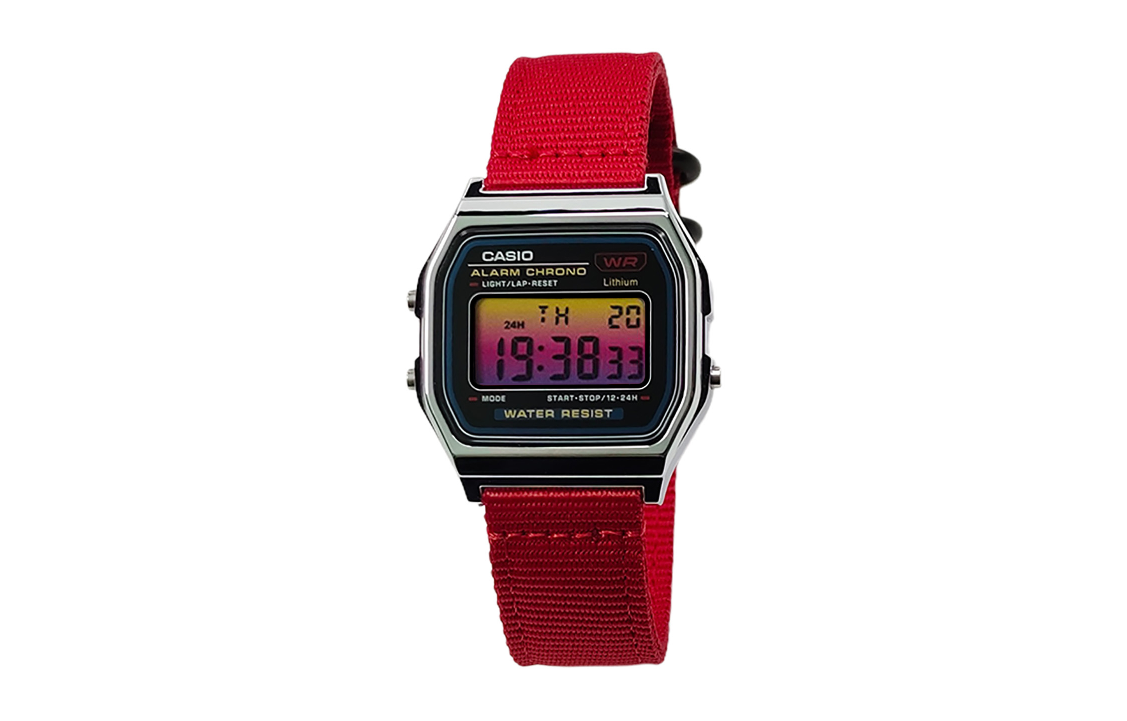 CASIO Мужские часы Retrofit Series с кварцевым механизмом и нейлоновым ремешком, черный циферблат
CASIO Мужские часы Retrofit Series с кварцевым механизмом и нейлоновым ремешком, черный циферблат