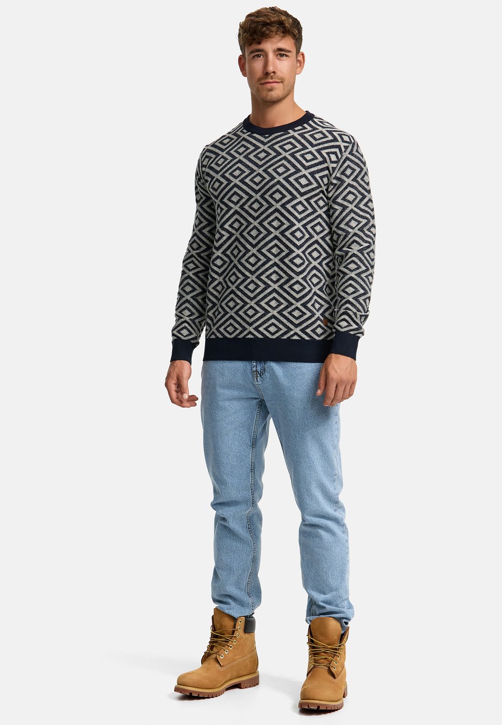 Джемпер SCOTT INDICODE JEANS, молочный 
Джемпер SCOTT INDICODE JEANS, молочный