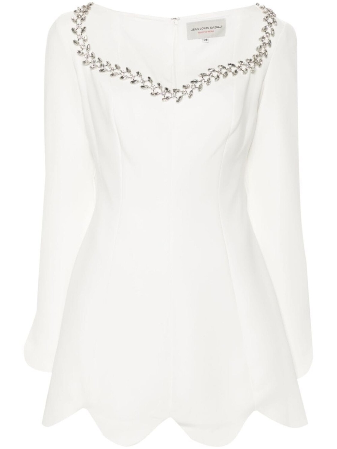 JEAN-LOUIS SABAJI креповое платье мини с вышивкой, белый
JEAN-LOUIS SABAJI креповое платье мини с вышивкой, белый