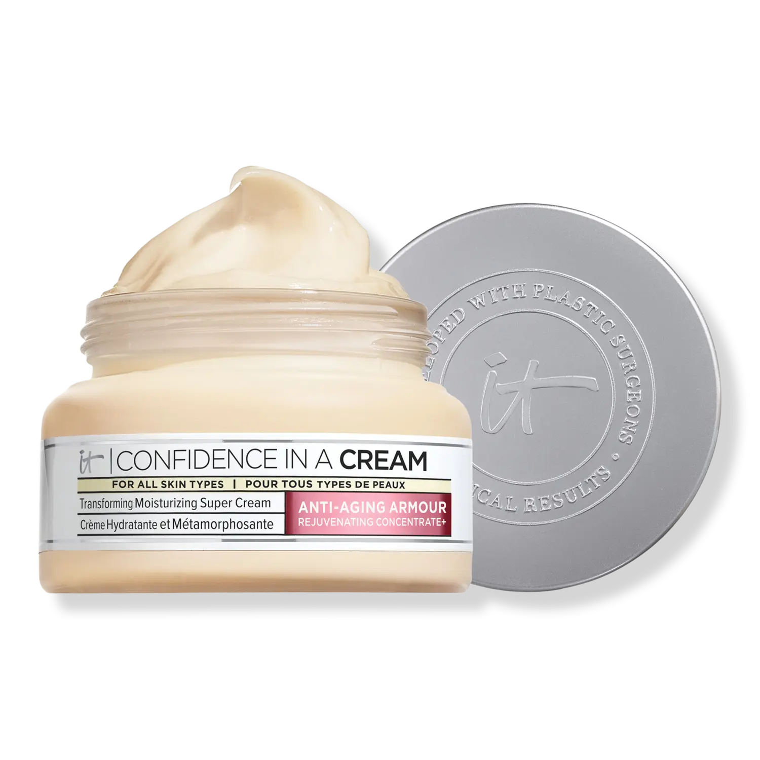 Увлажняющий крем против старения Confedence in a Cream IT Cosmetics, 2.0 oz
Увлажняющий крем против старения Confedence in a Cream IT Cosmetics, 2.0 oz