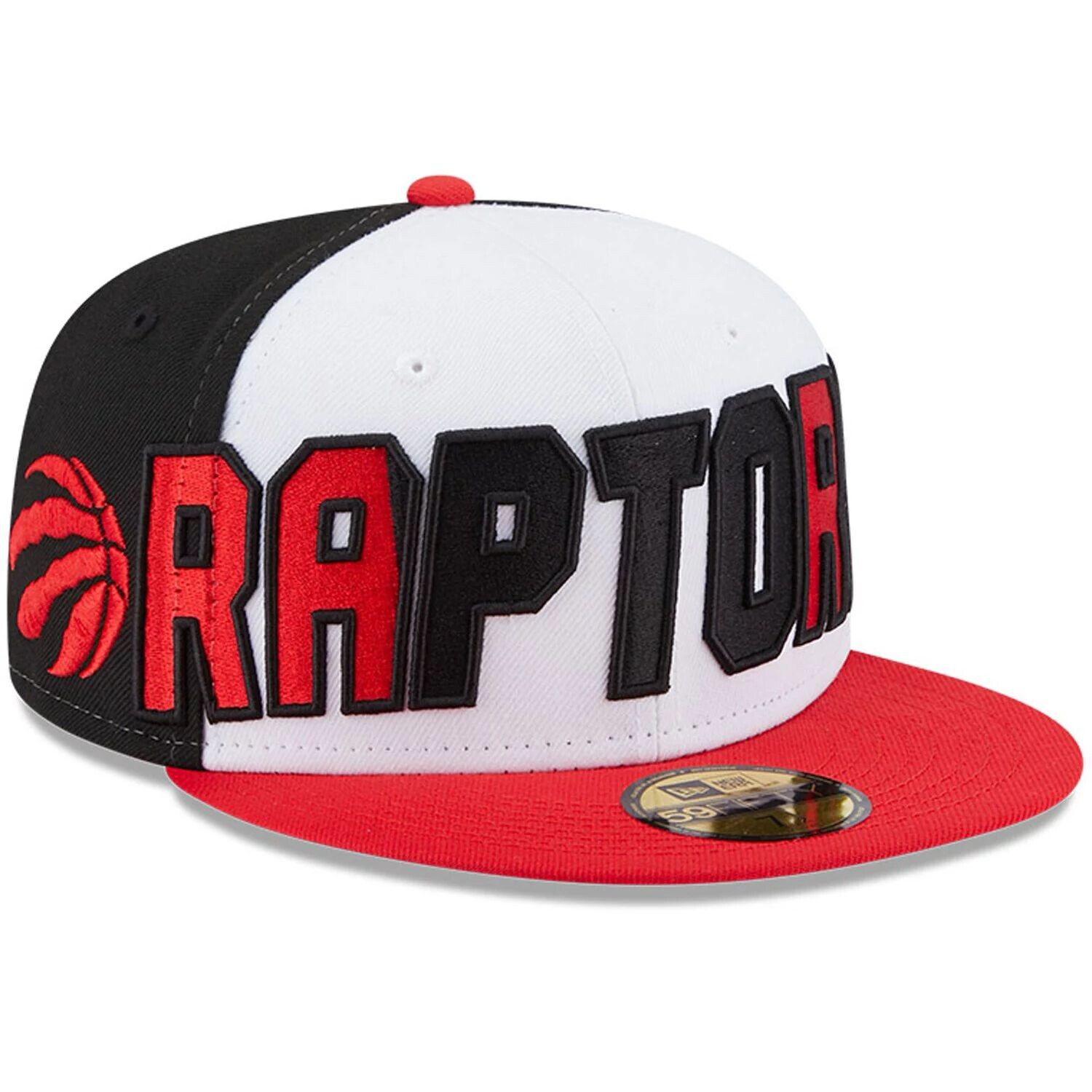 Мужская облегающая кепка New Era белого/красного цвета с половиной спинки Toronto Raptors 9FIFTY
Мужская облегающая кепка New Era белого/красного цвета с половиной спинки Toronto Raptors 9FIFTY