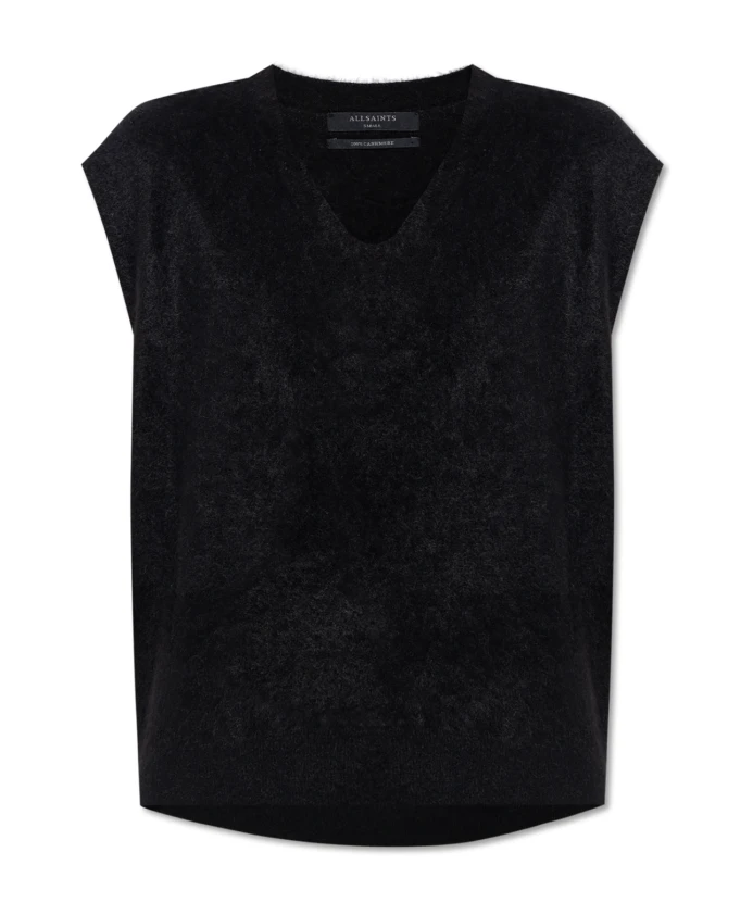 Кашемировый жилет бунтарь Allsaints, черный
Кашемировый жилет бунтарь Allsaints, черный