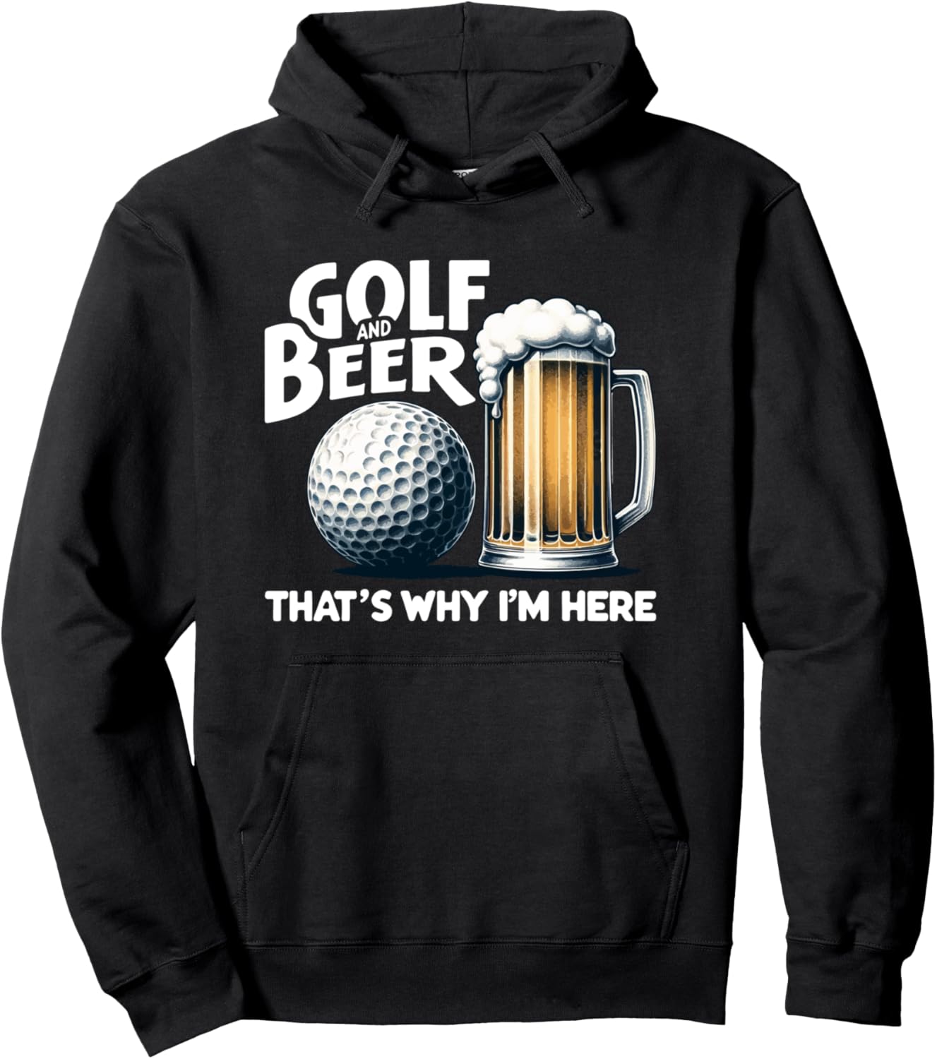 Гольф и пиво - вот почему я здесь. Забавная толстовка для гольфиста Beer Drinker Funny Golf Player - Dressedforduty, черный
Гольф и пиво - вот почему я здесь. Забавная толстовка для гольфиста Beer Drinker Funny Golf Player - Dressedforduty, черный