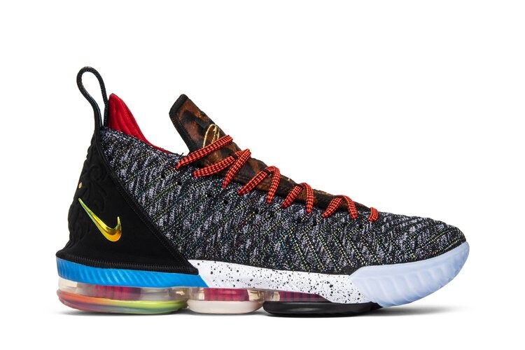 Кроссовки Nike LeBron 16 'What The', разноцветный
Кроссовки Nike LeBron 16 'What The', разноцветный
