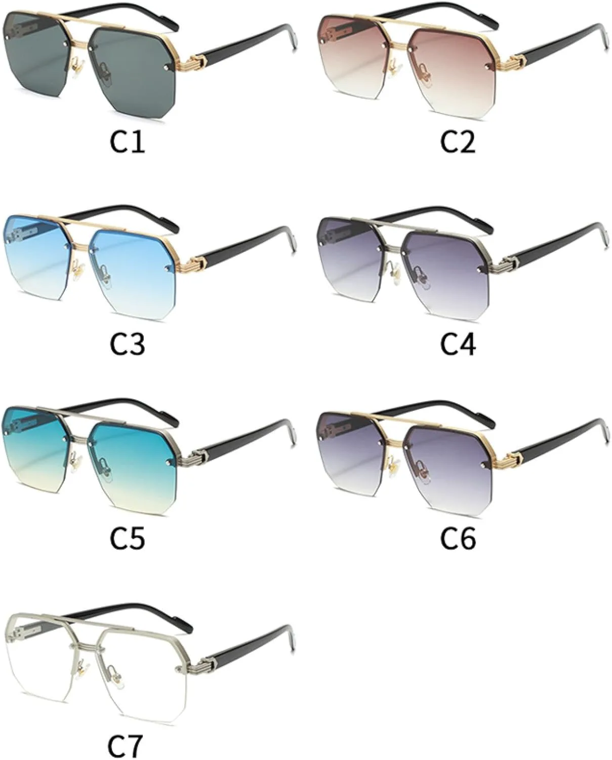 Солнцезащитные очки с защитой UV400 | Без оправы, градиентные линзы | для женщин и мужчин, для занятий спортом на открытом воздухе и вождения DSVIGF, Kp1887-c1
Солнцезащитные очки с защитой UV400 | Без оправы, градиентные линзы | для женщин и мужчин, для занятий спортом на открытом воздухе и вождения DSVIGF, Kp1887-c1