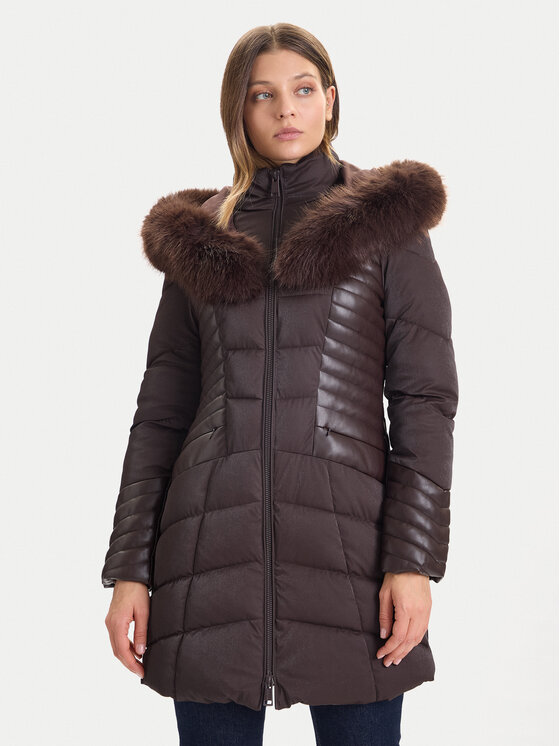 Зимняя куртка slim fit W4BL61 WGLZ0 Guess, коричневый
Зимняя куртка slim fit W4BL61 WGLZ0 Guess, коричневый