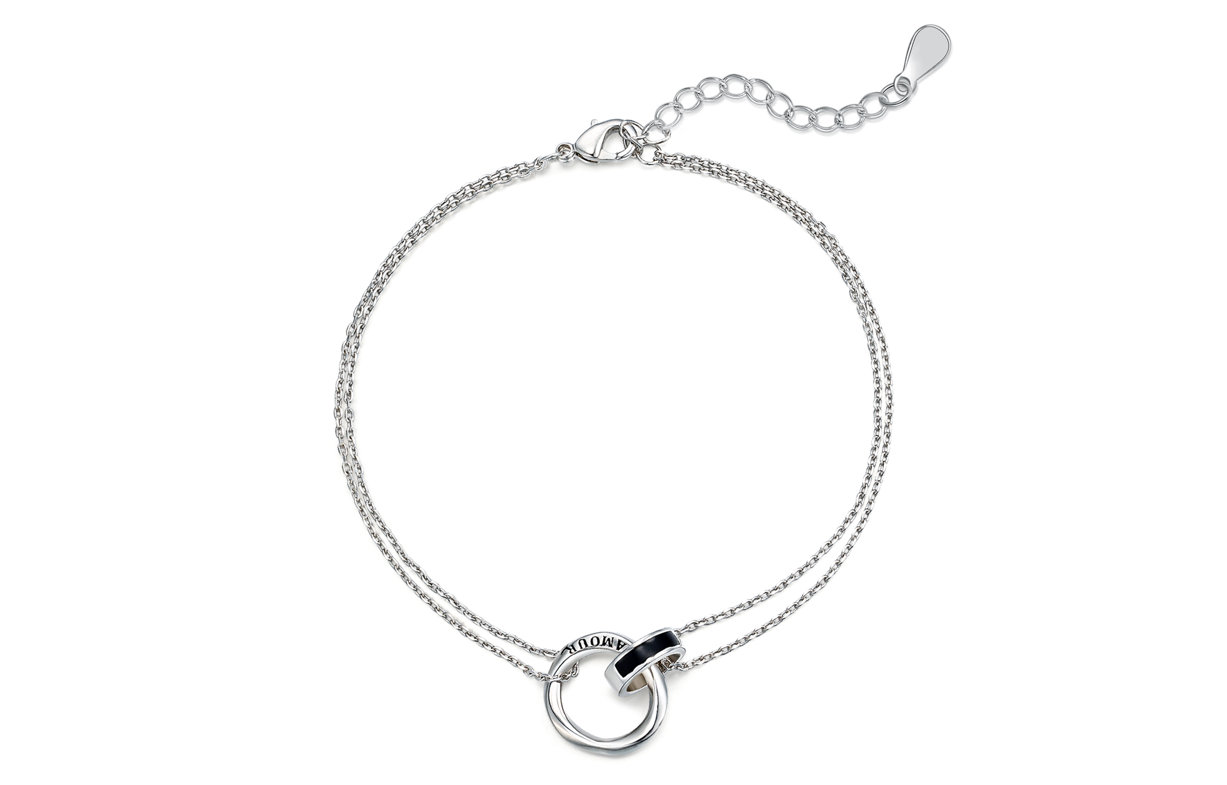 Браслеты с блестящими стразами Unisex TEEX, серебристый/черный
Браслеты с блестящими стразами Unisex TEEX, серебристый/черный