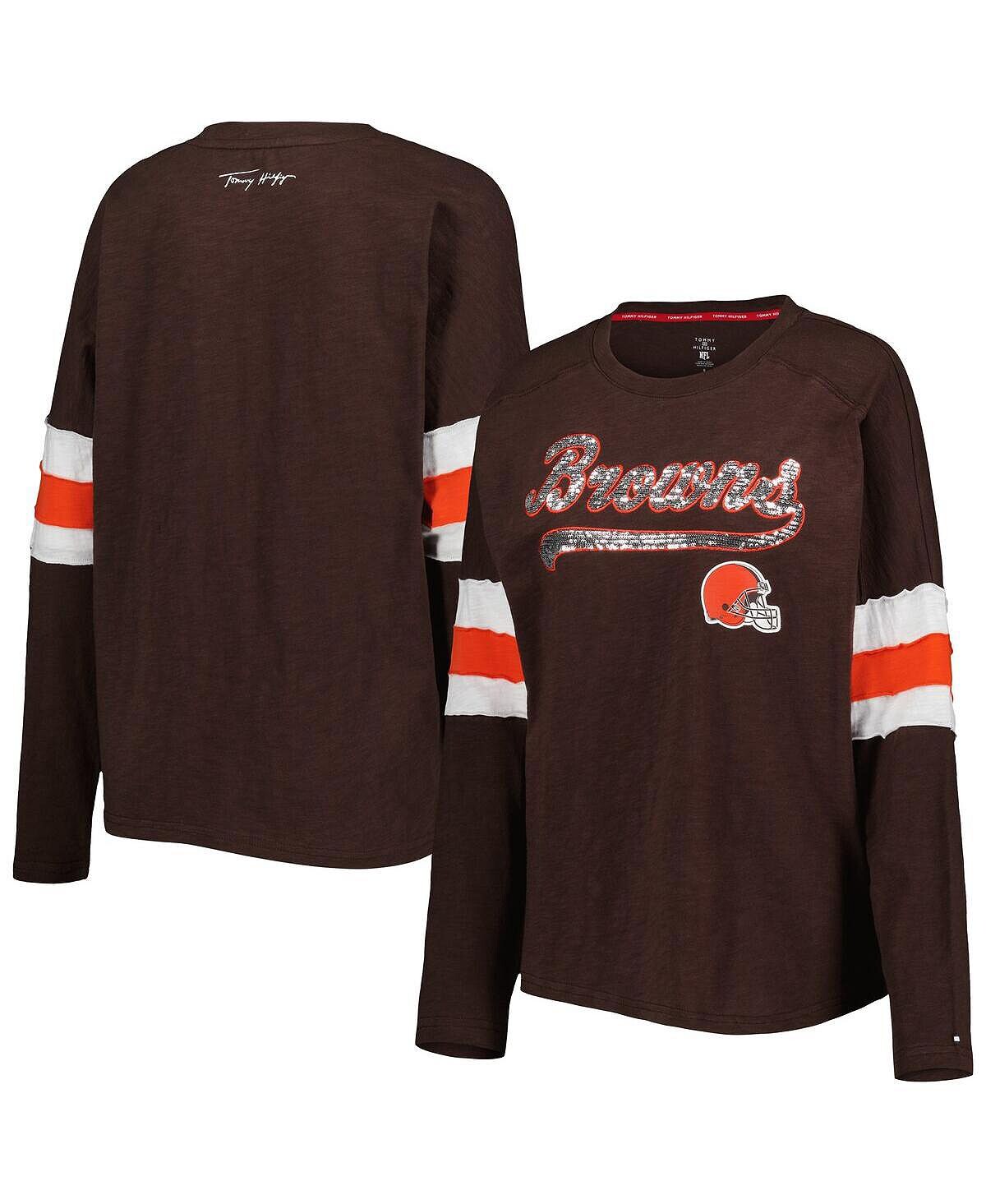 Женская коричневая футболка-туника с длинными рукавами Cleveland Browns Justine Tommy Hilfiger, коричневый
Женская коричневая футболка-туника с длинными рукавами Cleveland Browns Justine Tommy Hilfiger, коричневый
