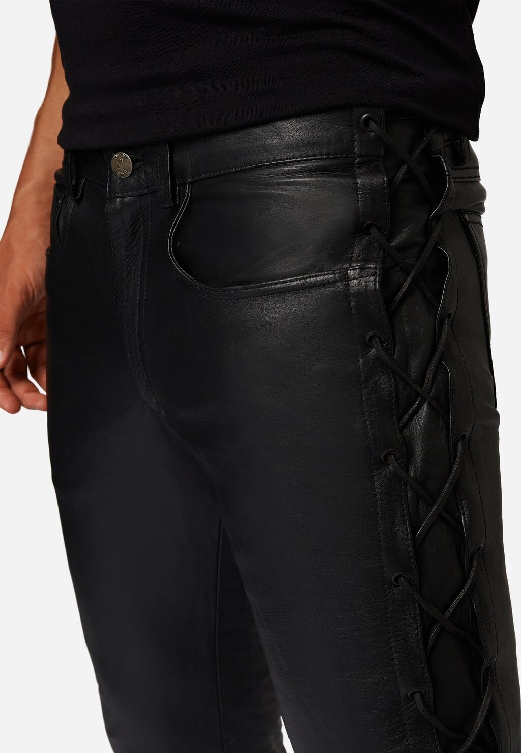 Кожаные брюки Ricano, черный
Кожаные брюки Ricano, черный