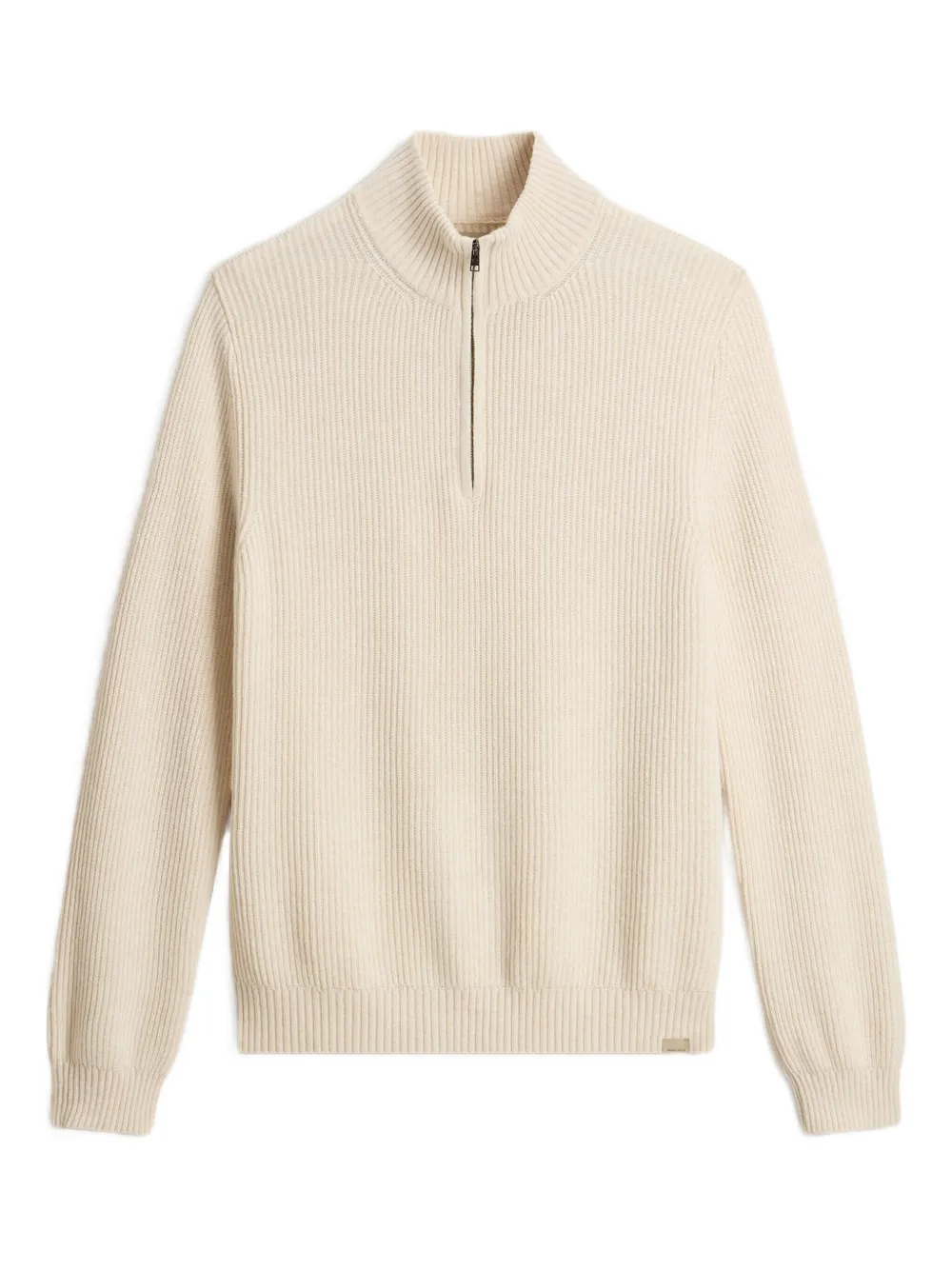 Свитер в рубчик с воротником на молнии WOOLRICH, нейтральный
Свитер в рубчик с воротником на молнии WOOLRICH, нейтральный