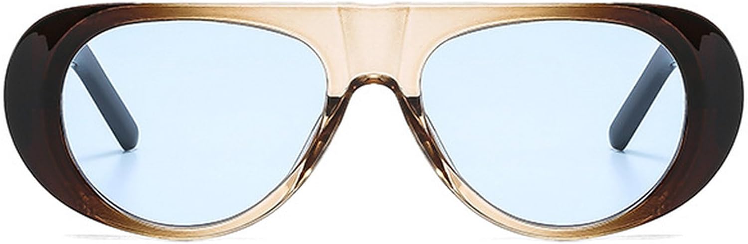 Модные солнцезащитные очки в ретро-стиле с большой оправой, мужские, с защитой от УФ-излучения, овальной формы, женские, в минималистичном стиле, очки-пилот, размер N45 mincl, Gradient Brown Blue
Модные солнцезащитные очки в ретро-стиле с большой оправой, мужские, с защитой от УФ-излучения, овальной формы, женские, в минималистичном стиле, очки-пилот, размер N45 mincl, Gradient Brown Blue