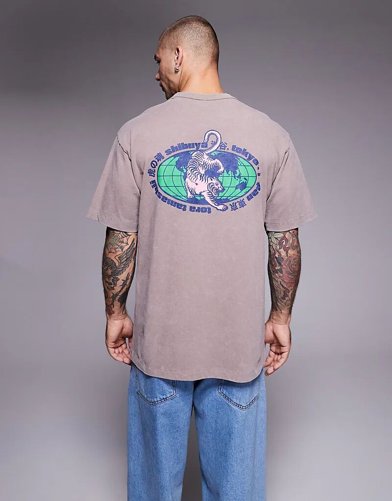 Футболка ASOS DESIGN из плотной ткани с принтом тигра, коричневого цвета
Футболка ASOS DESIGN из плотной ткани с принтом тигра, коричневого цвета