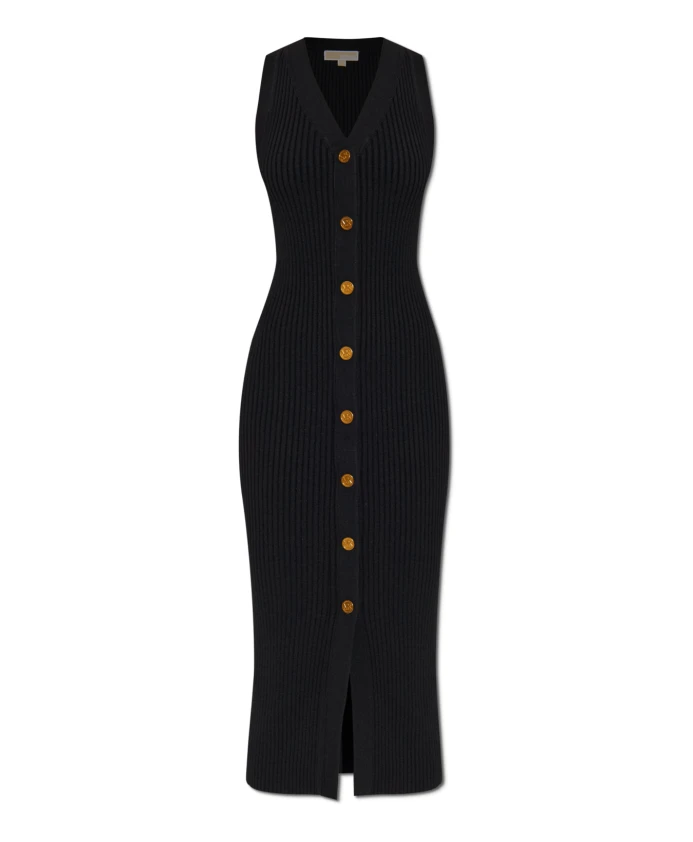 Платье-Футляр в рубчик Michael Kors, черный
Платье-Футляр в рубчик Michael Kors, черный