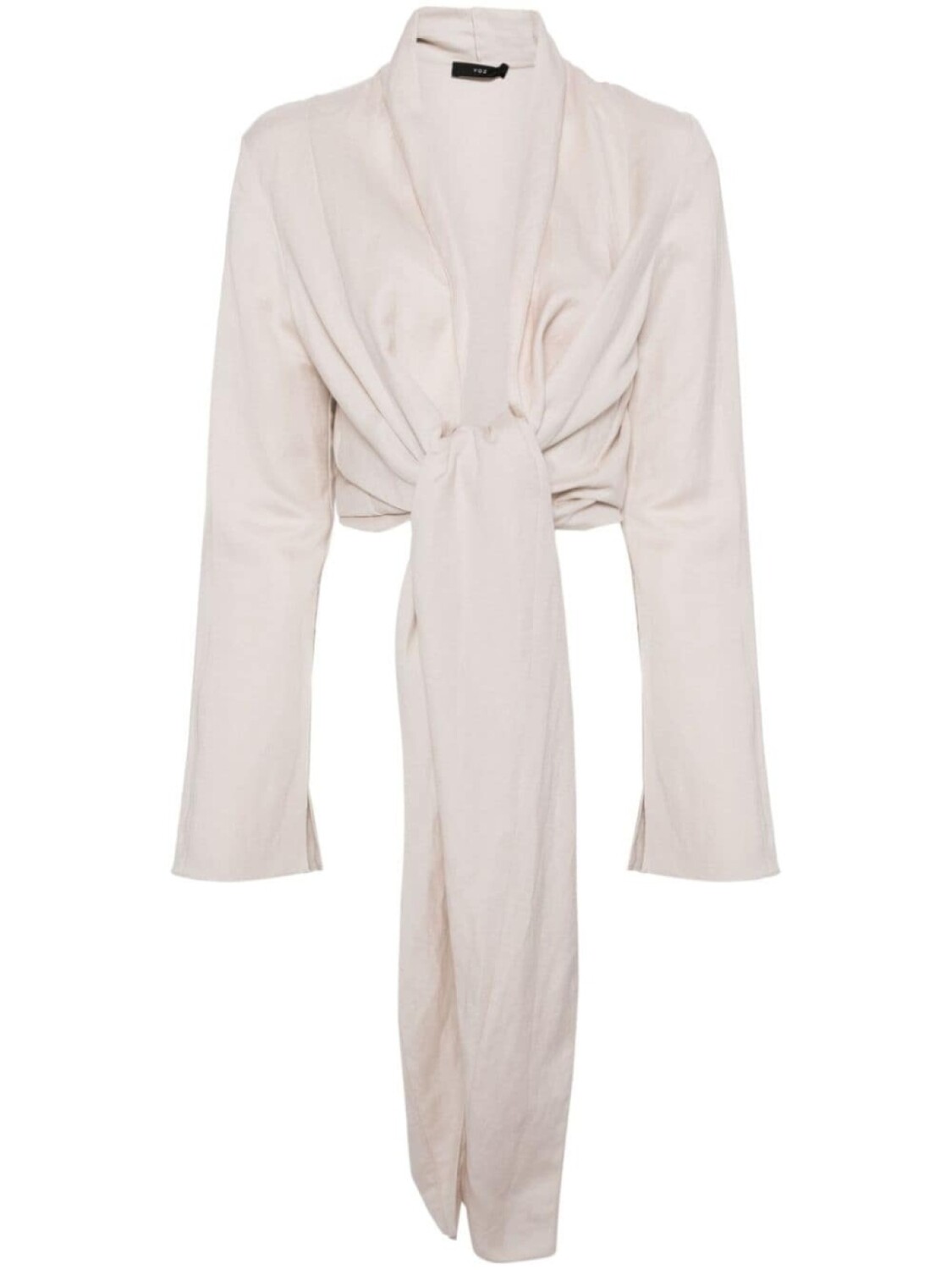 Укороченный кардиган VOZ на завязках, бежевый
Укороченный кардиган VOZ на завязках, бежевый