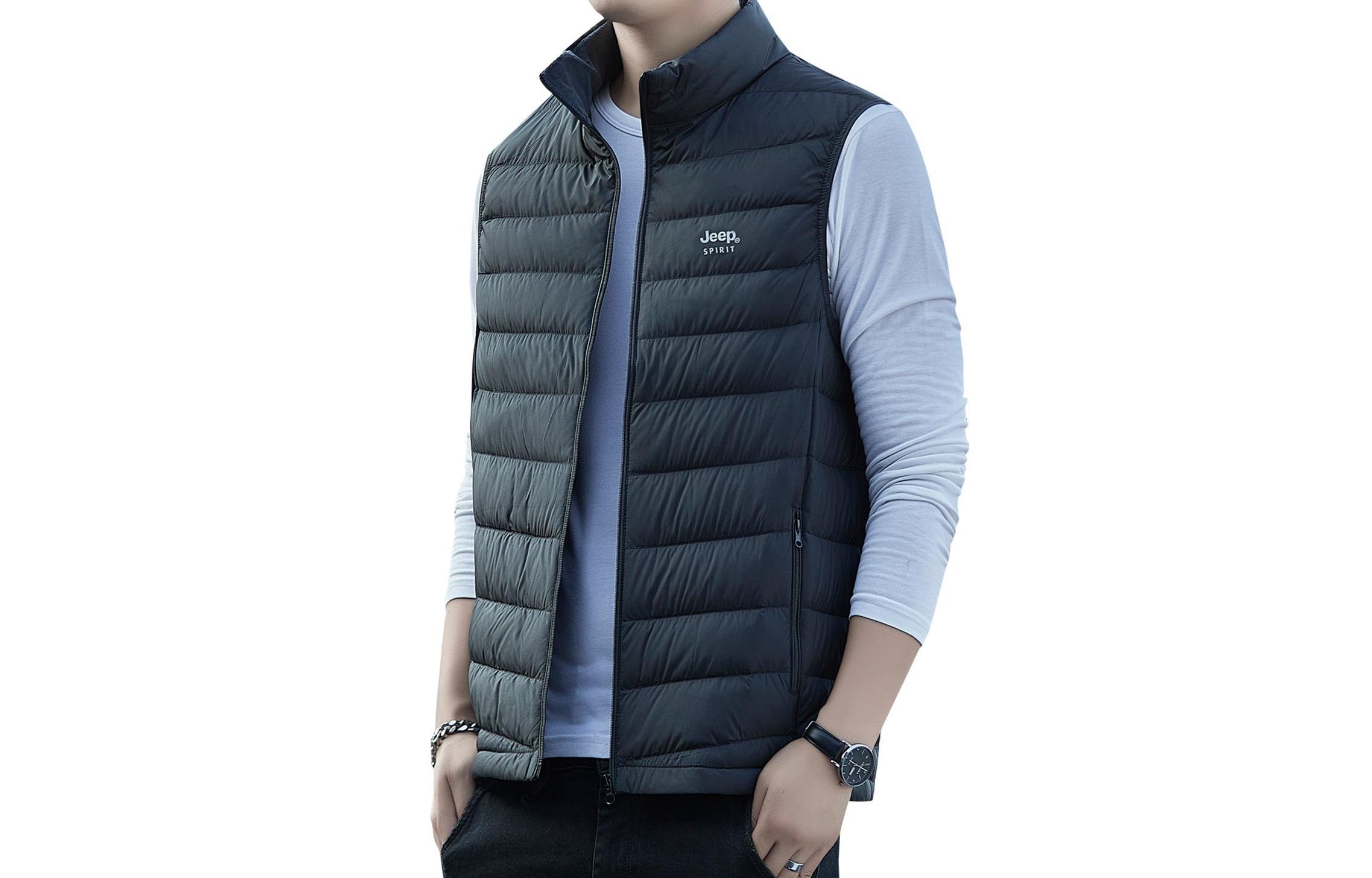 JEEP SPIRIT Пуховая жилетка для мужчин, Black
JEEP SPIRIT Пуховая жилетка для мужчин, Black