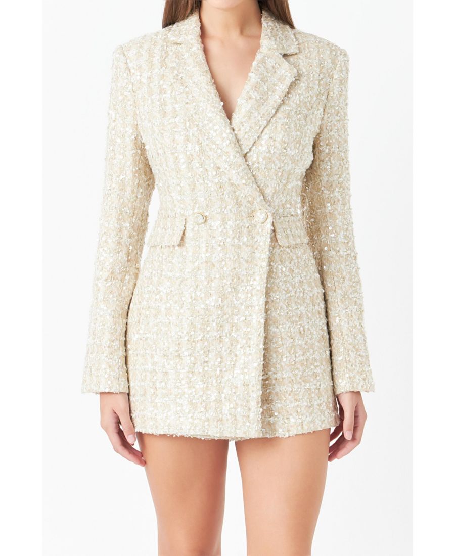 Женский твидовый комбинезон с пайетками endless rose, Gold
Женский твидовый комбинезон с пайетками endless rose, Gold