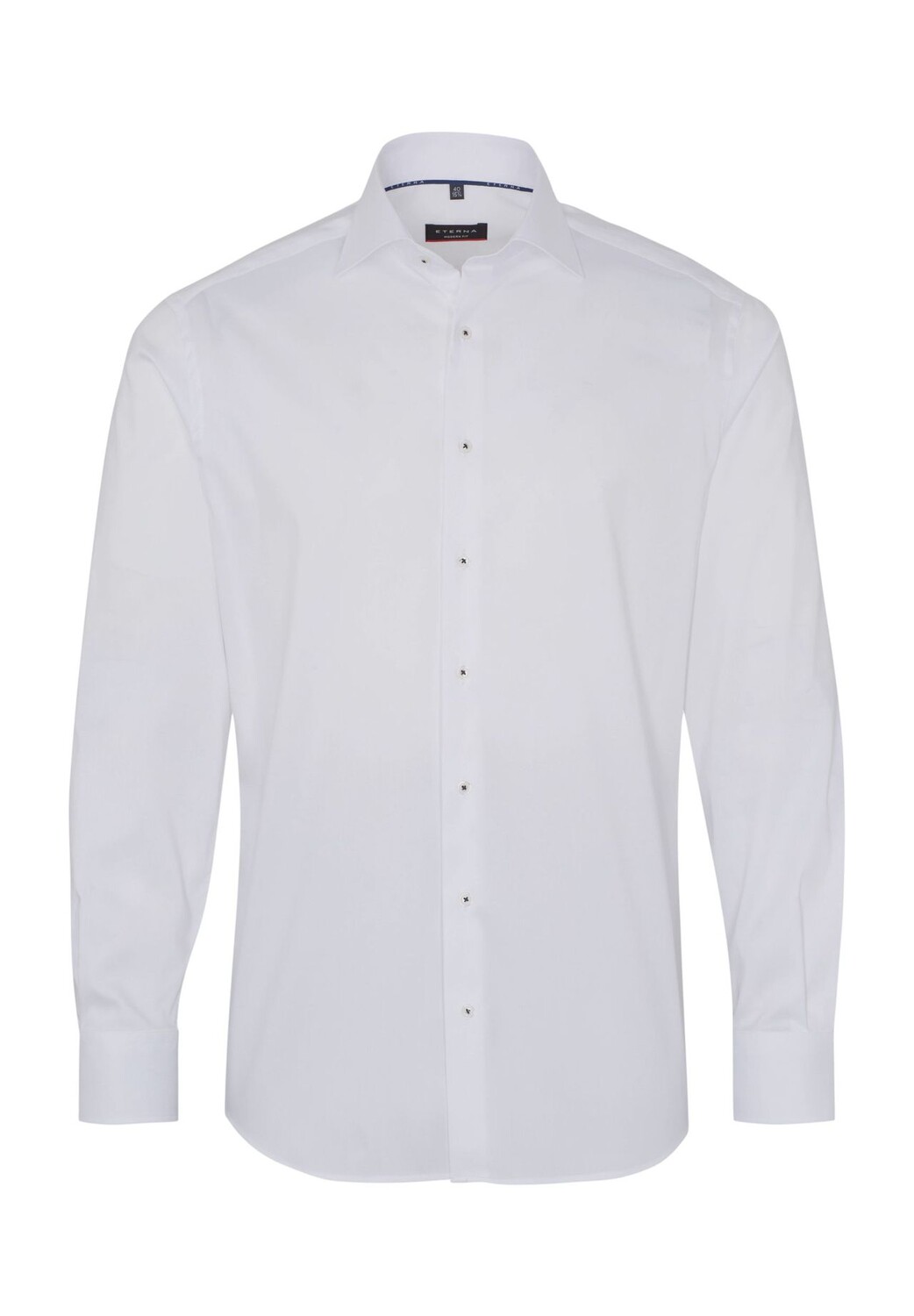 Деловая рубашка, современный крой, воротник акулы, мужская ETERNA, белый
Деловая рубашка, современный крой, воротник акулы, мужская ETERNA, белый