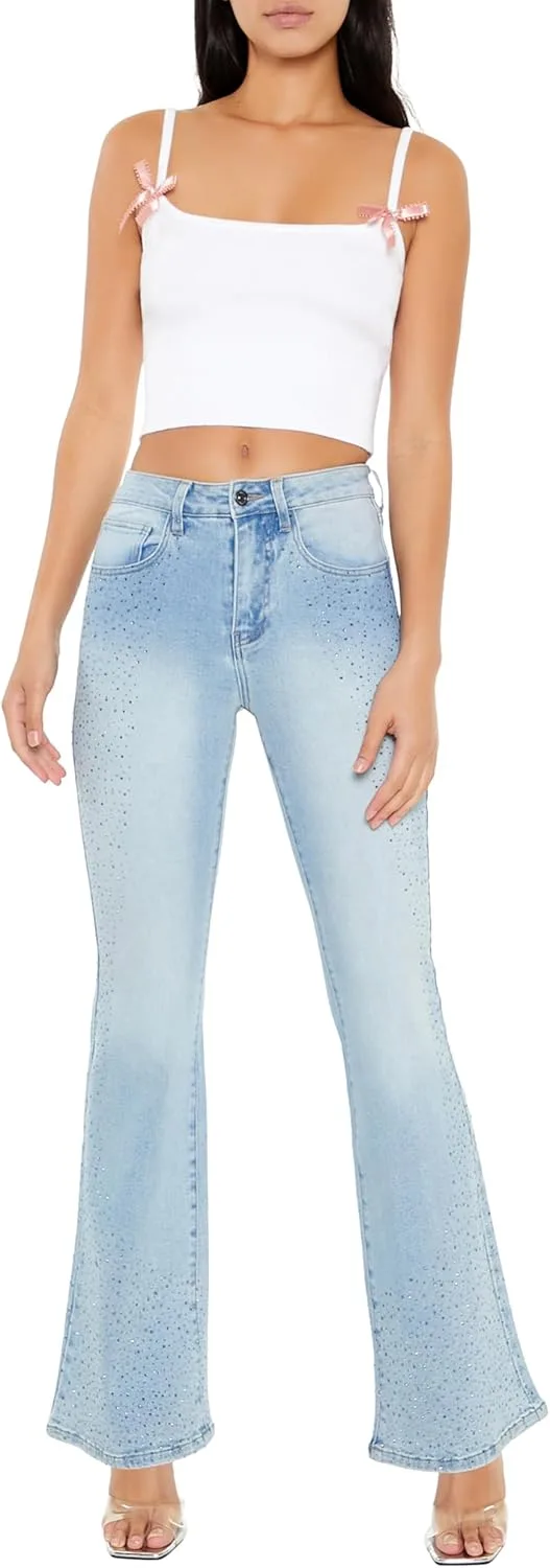 Forever 21 джинсы женские с пайетками, завышенная талия, расклешенные
Forever 21 джинсы женские с пайетками, завышенная талия, расклешенные